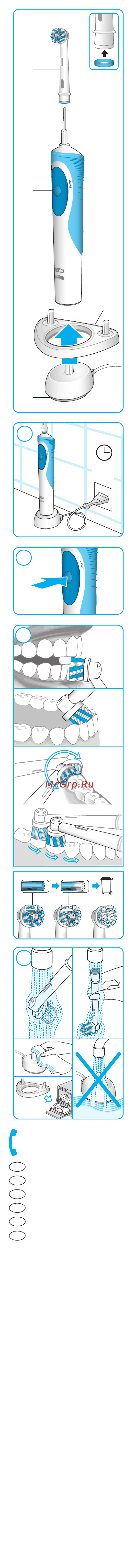 Braun Oral-B Vitality CrossAction D12.513 + насадки EB20, 2 шт (81660429) [2/24] Css approved effective date 4may2015 gmt printed 04aug2015 page 1 of 24