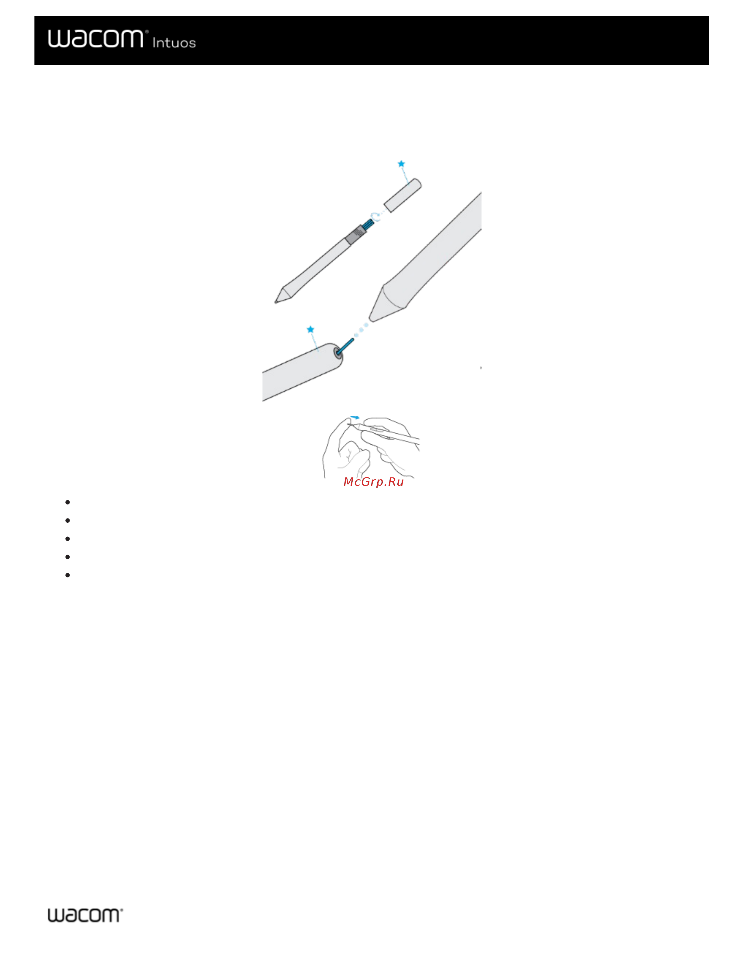 Wacom Intuos S BT Black (CTL-4100WLK-N) [19/66] Руководство пользователя