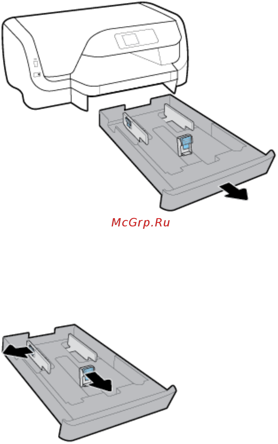 HP OfficeJet Pro 8210 (D9L63A) [21/107] Загрузка бумаги