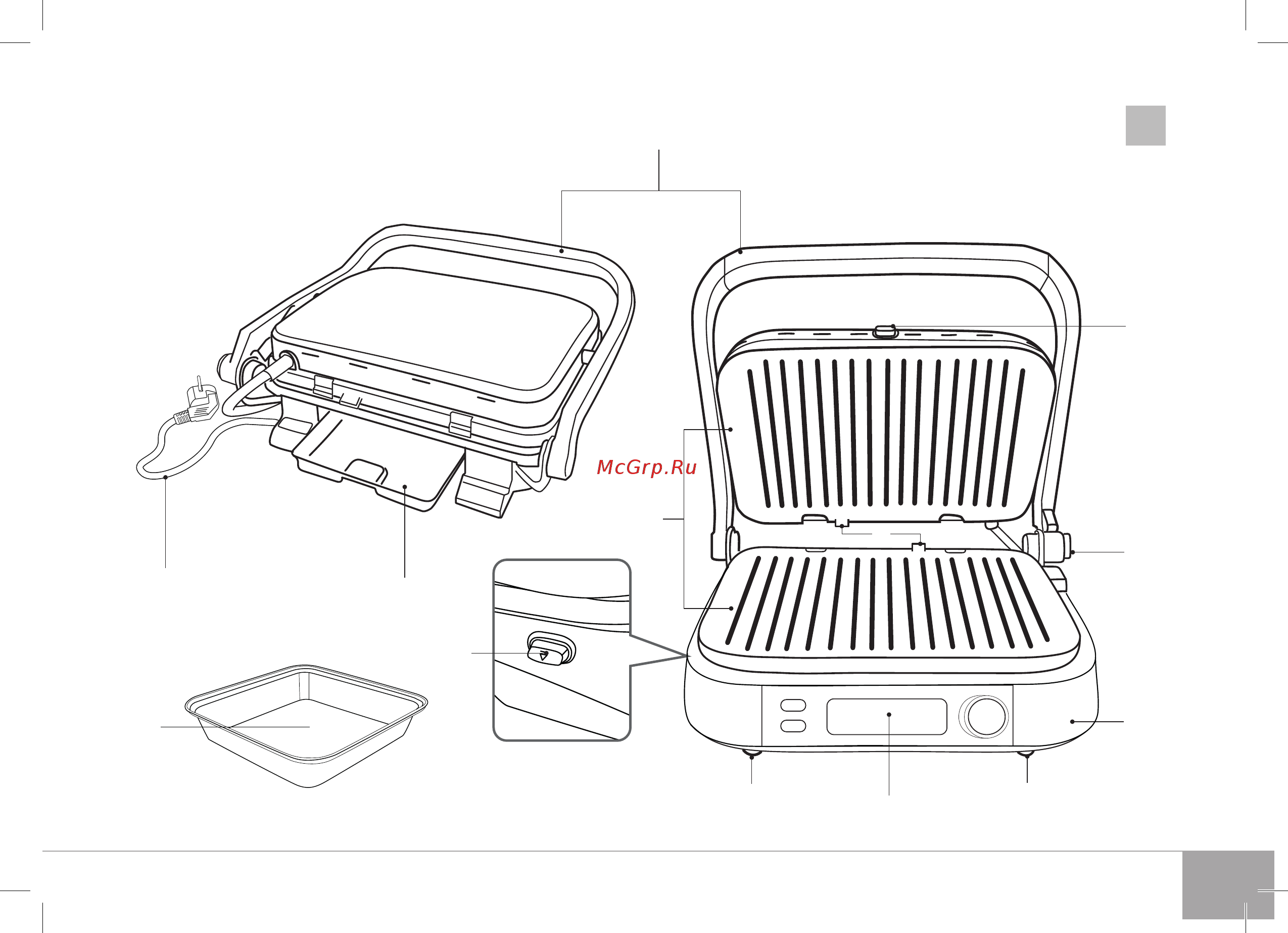 Redmond RGM-M816P SteakMaster Инструкция по эксплуатации онлайн [3/24] 586898