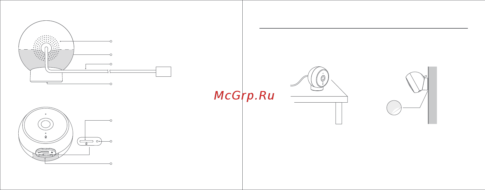 Xiaomi Mi Home Security Camera 1080p Магнитное крепление QDJ4065GL [3/68] Installation