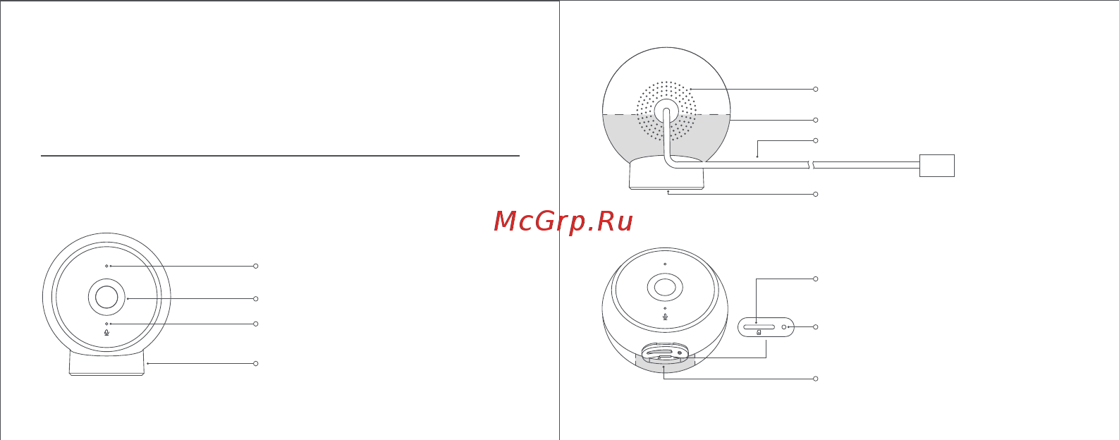 Xiaomi Mi Home Security Camera 1080p Магнитное крепление QDJ4065GL [60/68] 德 法 西 意 俄 韩 阿拉伯 波