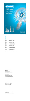 Braun Oral-B Pro 560/D16.533.U Инструкция по эксплуатации