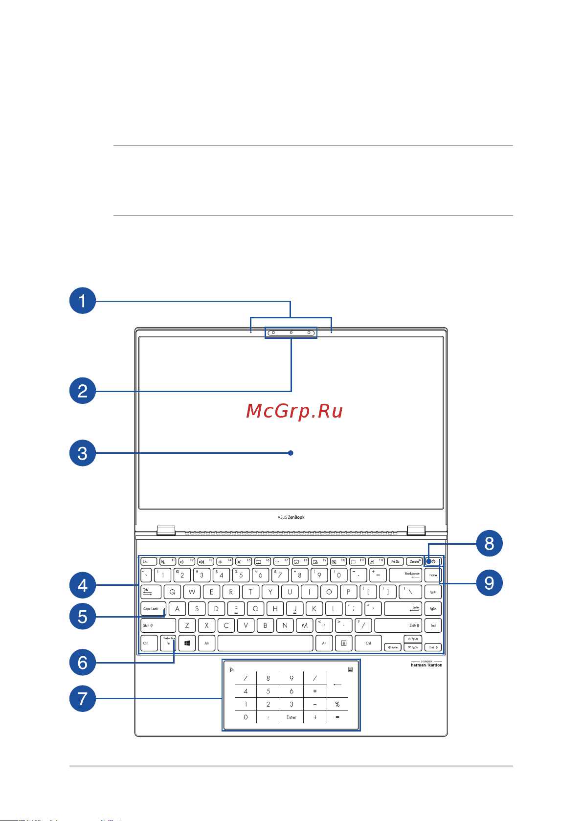 Asus Zenbook 13 OLED UM325UA-KG047T [16/110] Знакомство с ноутбуком
