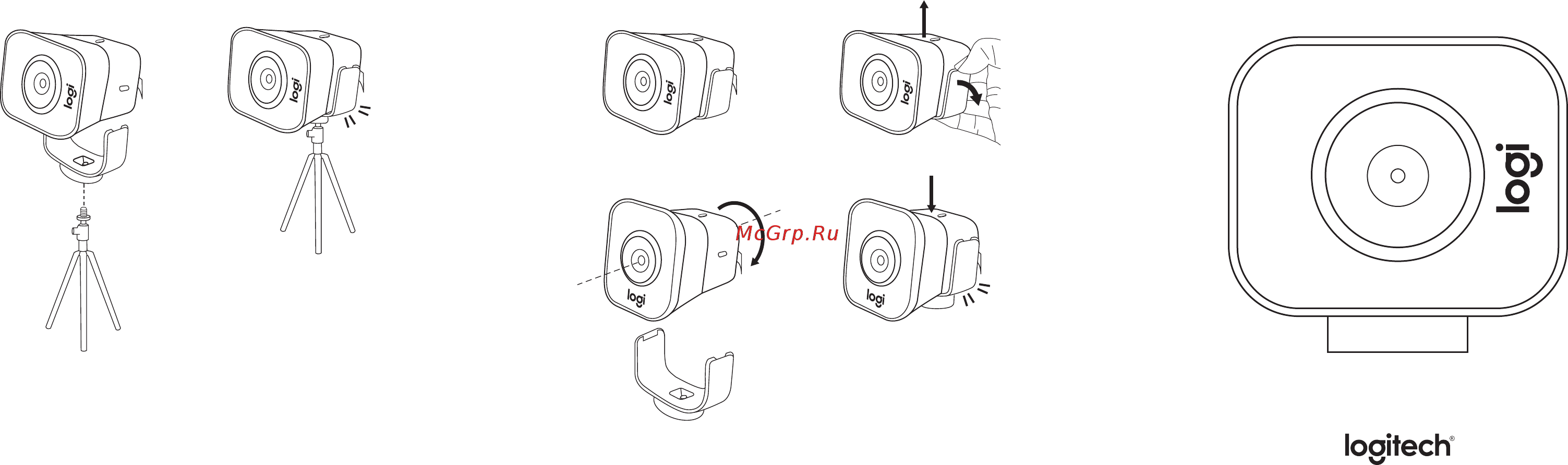Logitech StreamCam Graphite (960-001281) Инструкция по эксплуатации онлайн