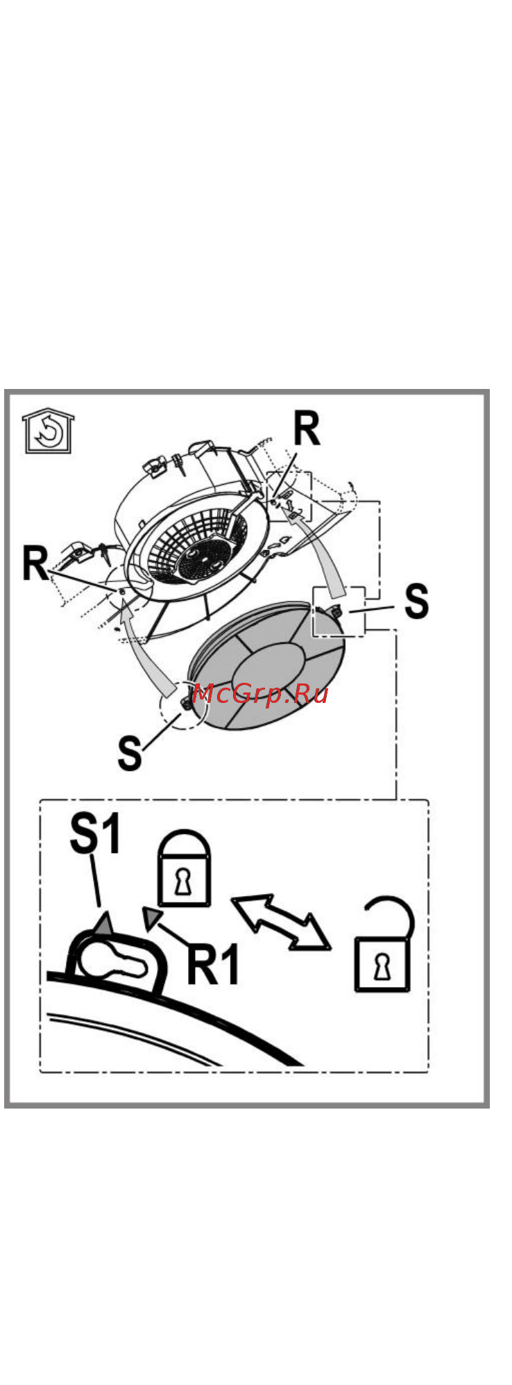 Indesit ISLK 66 LS X [19/115] Maintenance of the charcoal filter