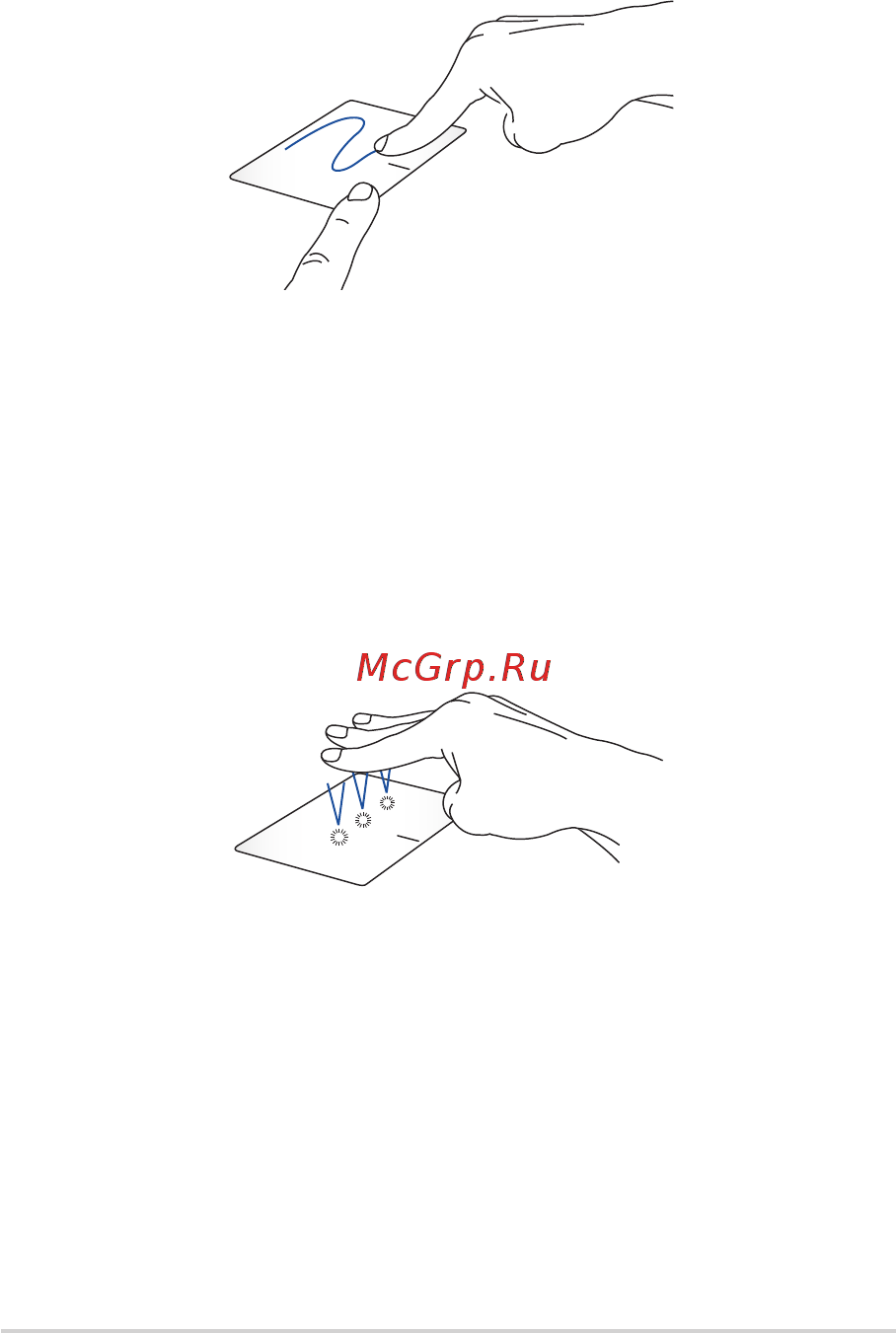 Asus ZenBook S UX391FA-AH008T [34/104] Жесты тремя пальцами