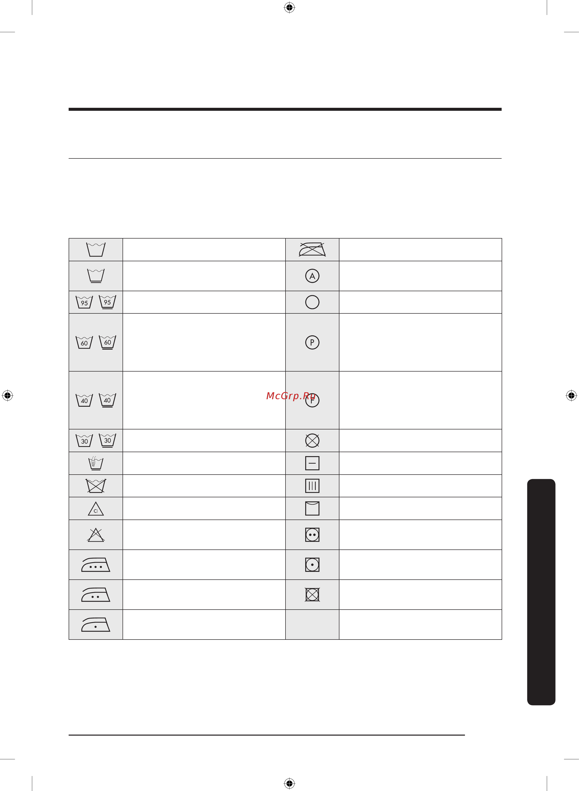 Samsung WW60J32G0PW/LD [53/60] Технические характеристики