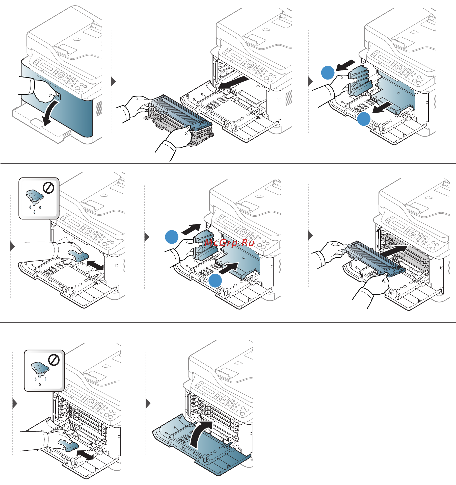HP Color Laser 178nw (4ZB96A) [157/219] Чистка устройства 157