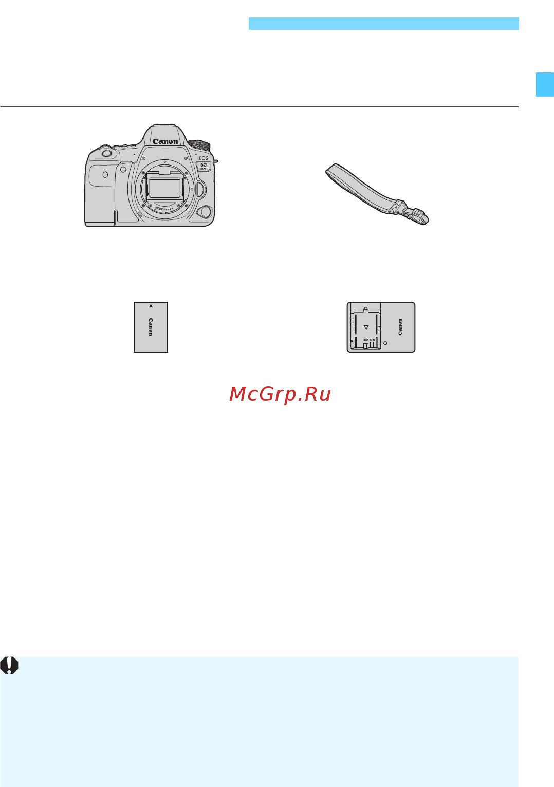 Canon EOS 6D Mark II Body (1897C003) [3/610] Комплект поставки
