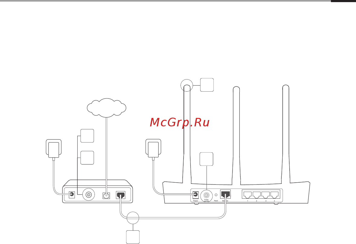 Tp-Link Archer C2300 V2 [11/79] Připojte hardware