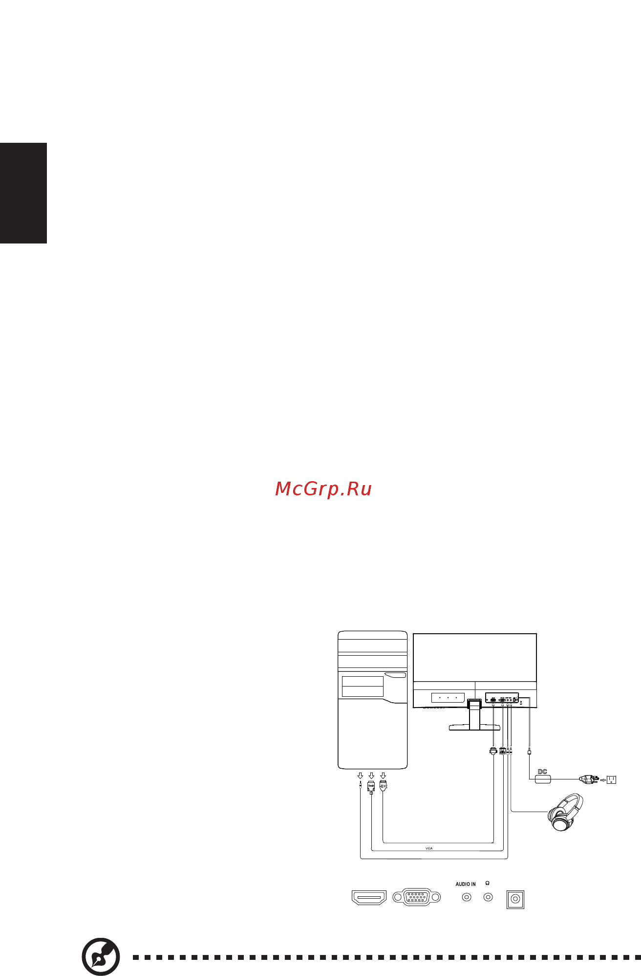 Acer Design R271Bbix [18/30] Установка