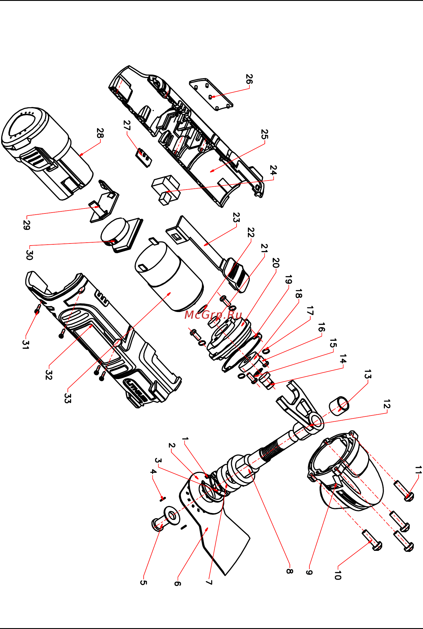 Bort BMW-12Li-FDK [18/34] Exploded view