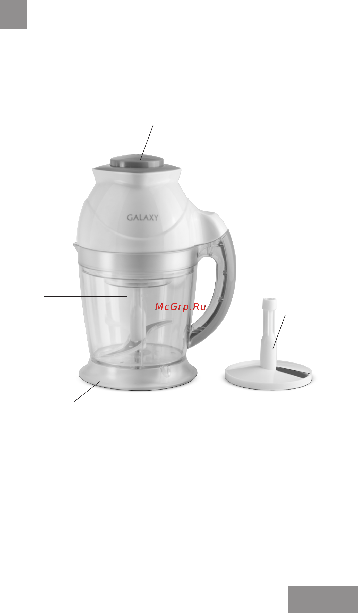 Galaxy GL 2353 [3/16] Функциональные элементы электроприбора