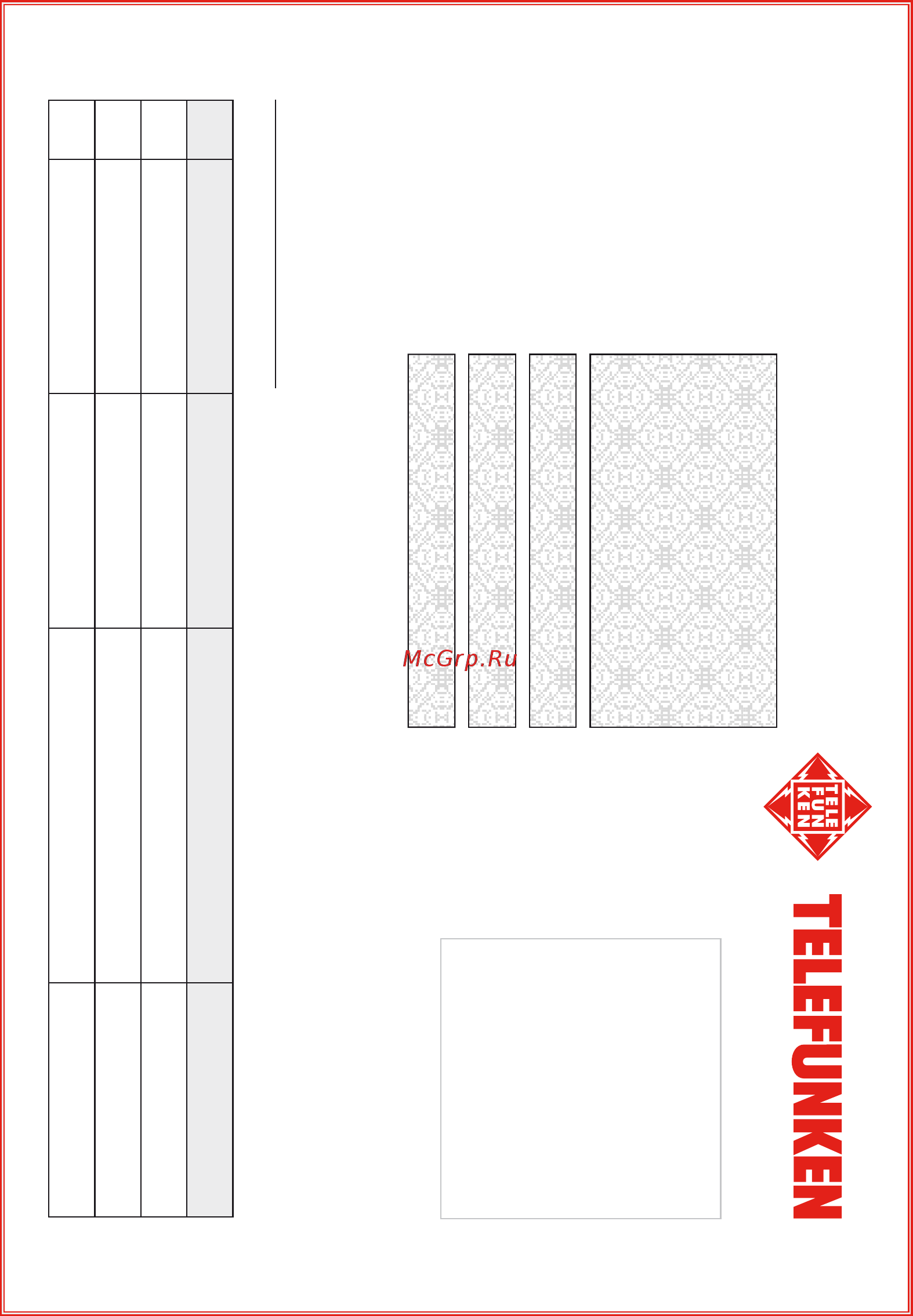 Telefunken TF-LED32S43T2 [38/38] Сведения о ремонте