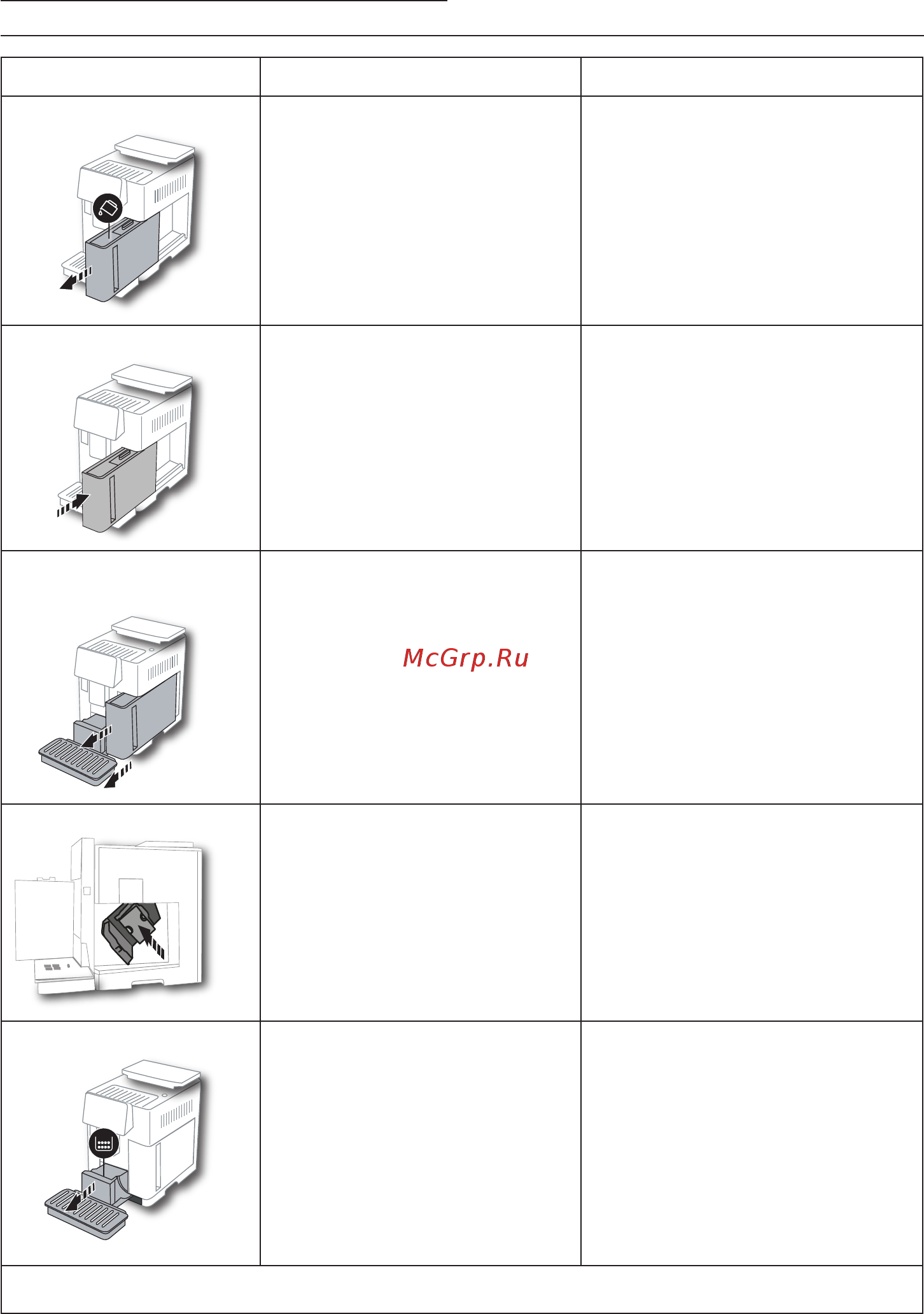 Delonghi ECAM610.55.SB [110/184] Сообщения на дисплее u
