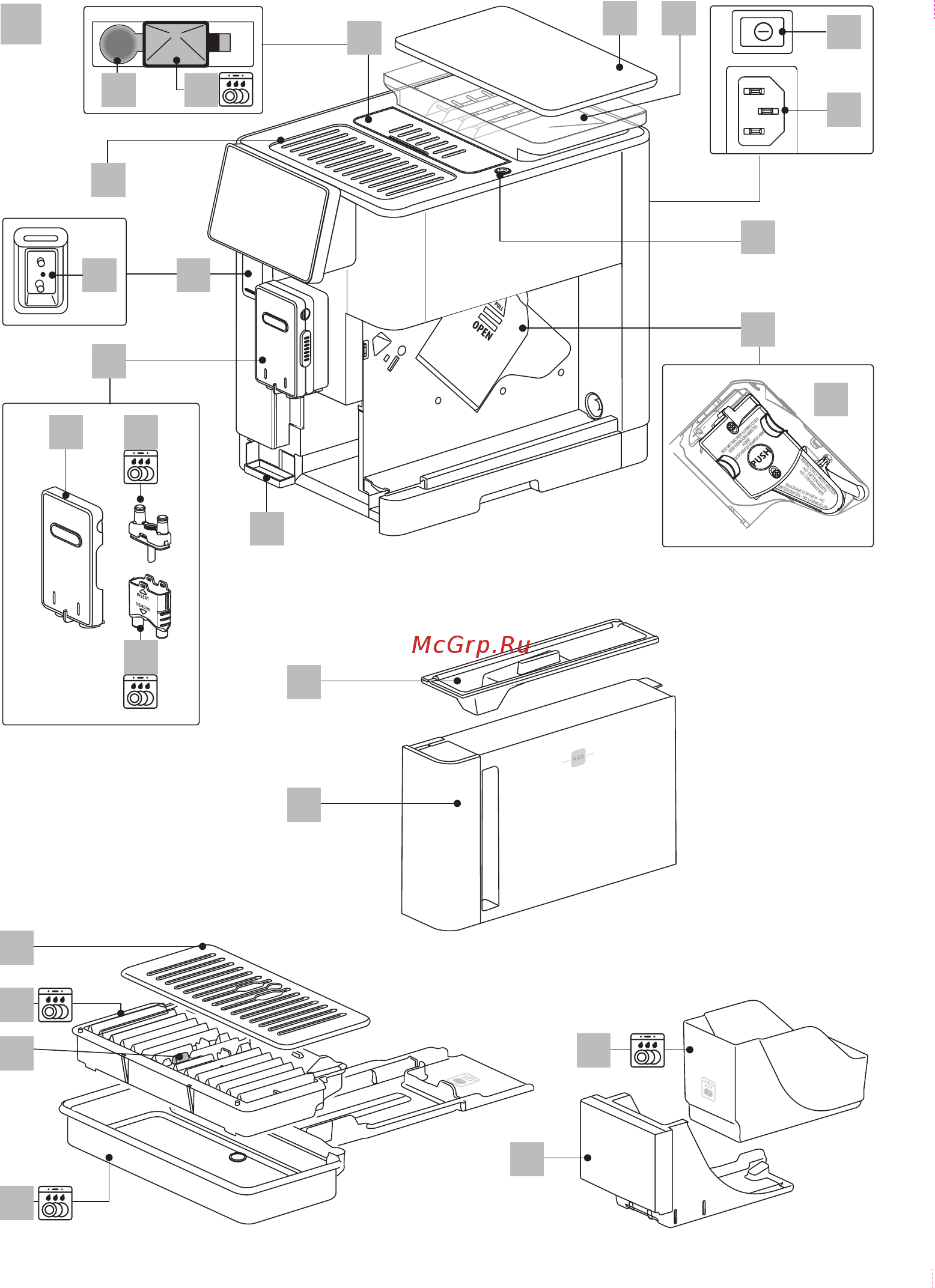 Delonghi ECAM610.55.SB Инструкция по эксплуатации онлайн [2/184] 589498