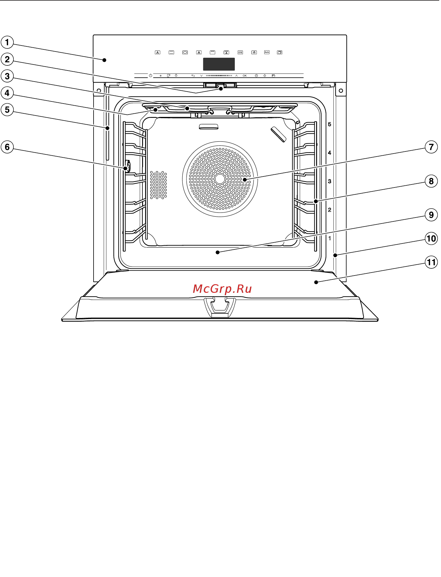 Miele H7464BPX BRWS [17/145] Духовой шкаф