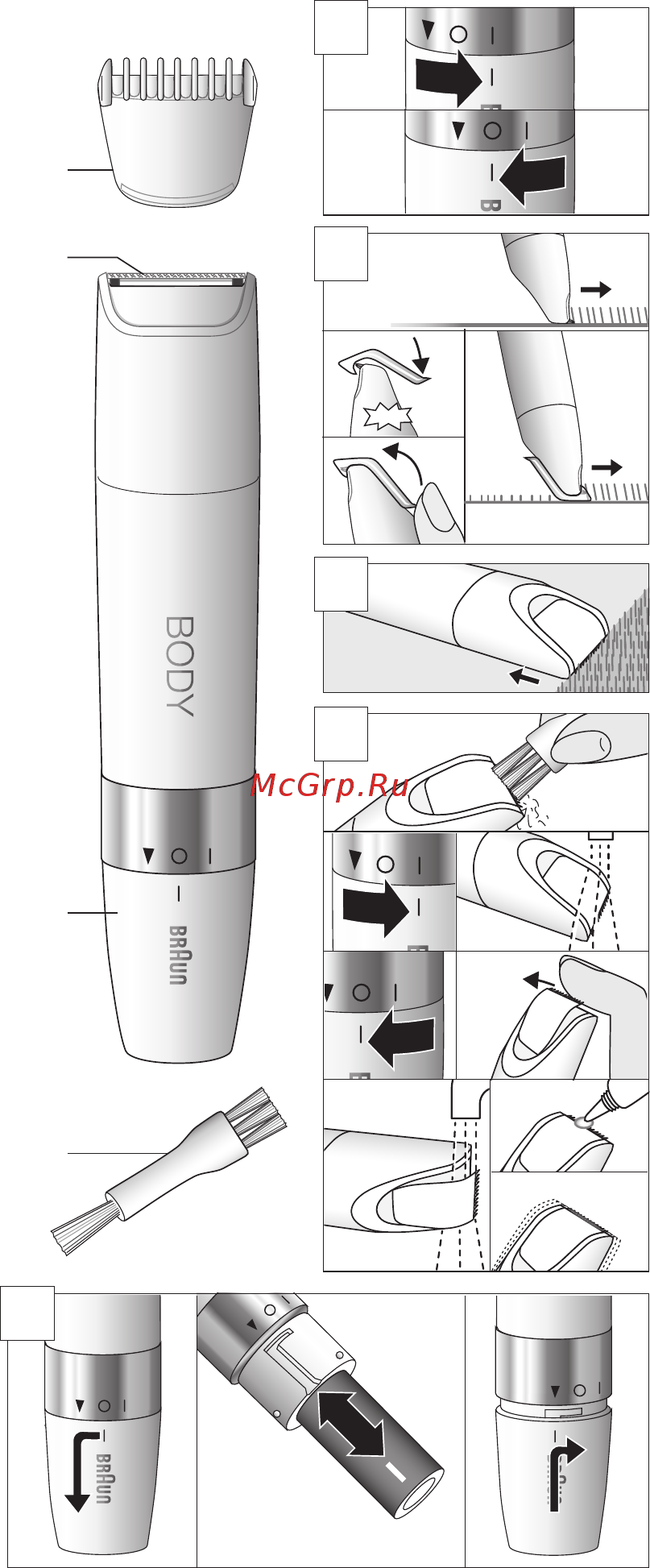 Braun BS 1000 Инструкция по эксплуатации онлайн [2/74] 589625