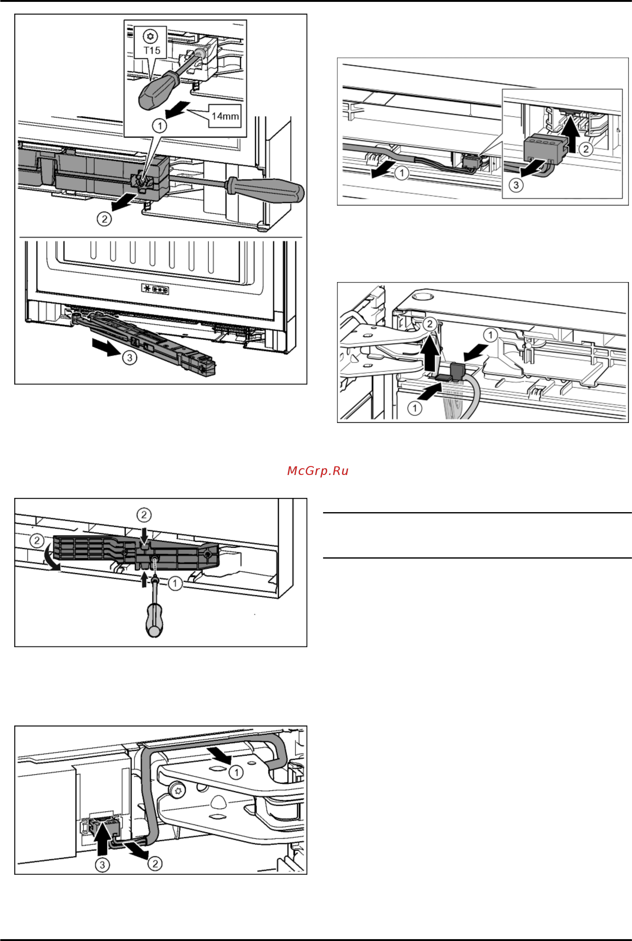 Liebherr CBNbs 4878-20 001 [12/42] Отсоединение кабельного разъема