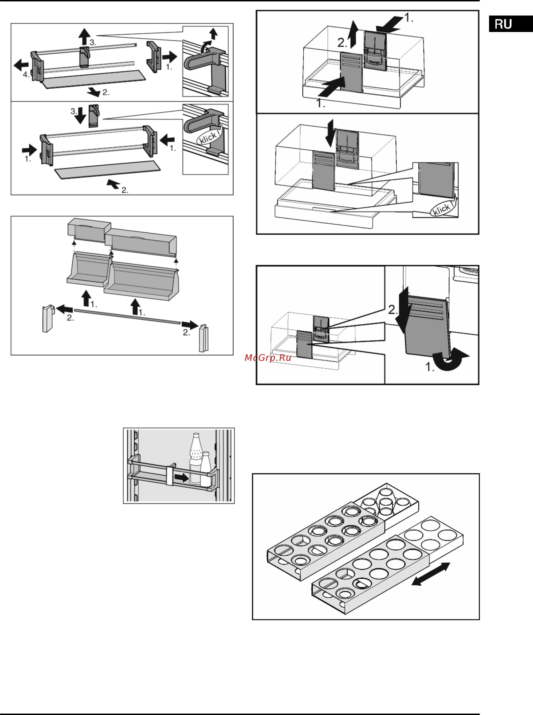 Liebherr CBNbs 4878-20 001 [31/42] Использование держателя для бутылок