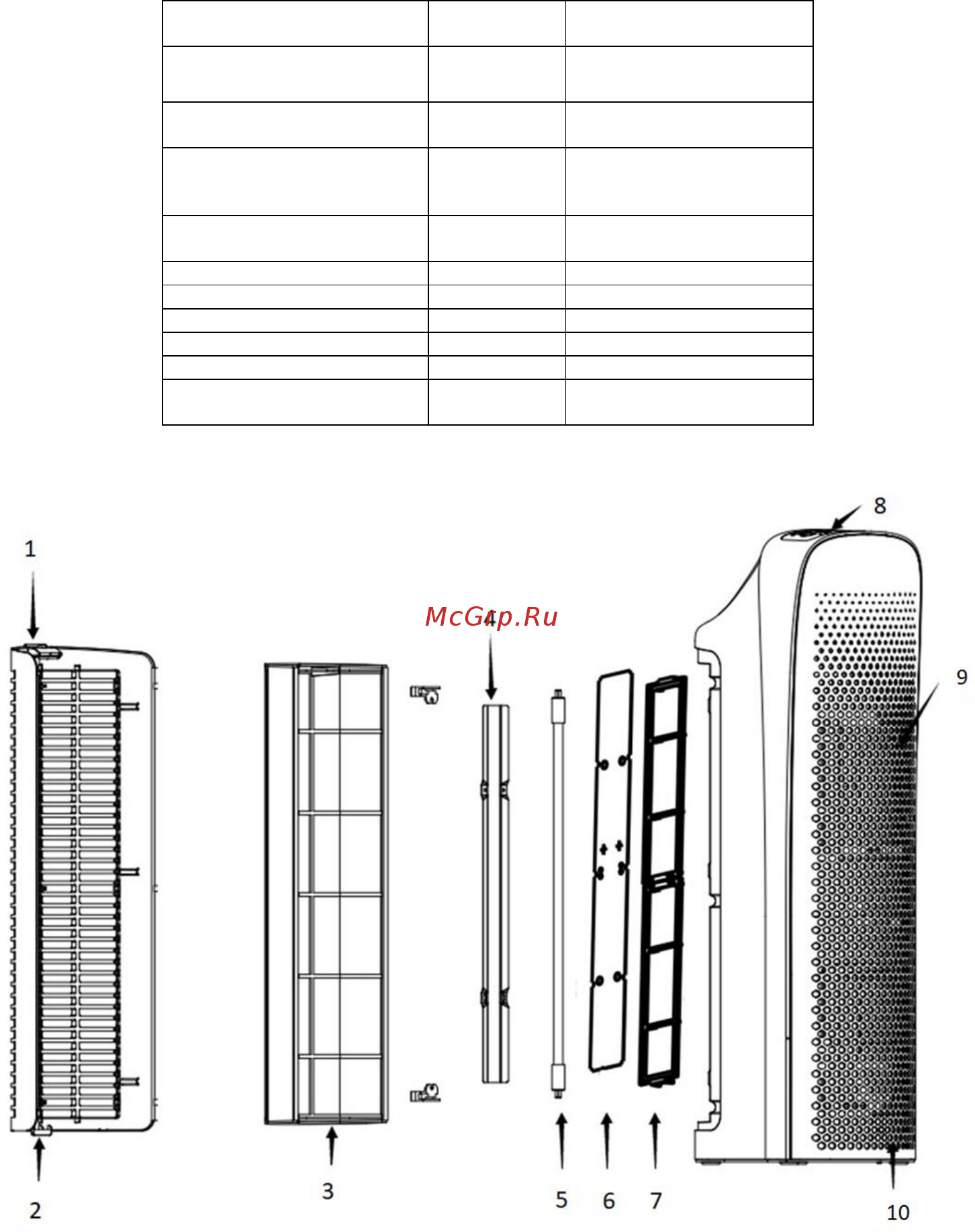 Timberk TAP FL250 SF (BL) Инструкция по эксплуатации онлайн [4/16] 590133