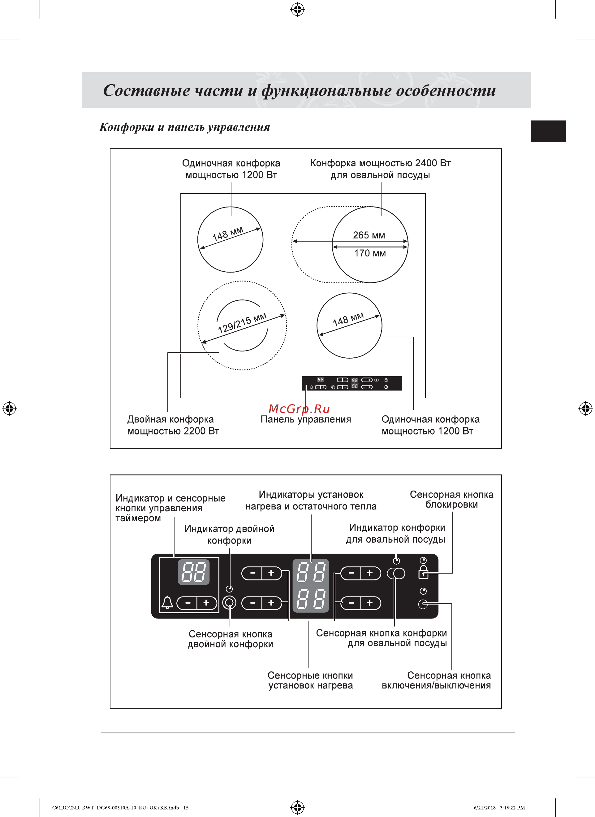 Samsung NZ64T3516BK Инструкция по эксплуатации онлайн [15/36] 590507