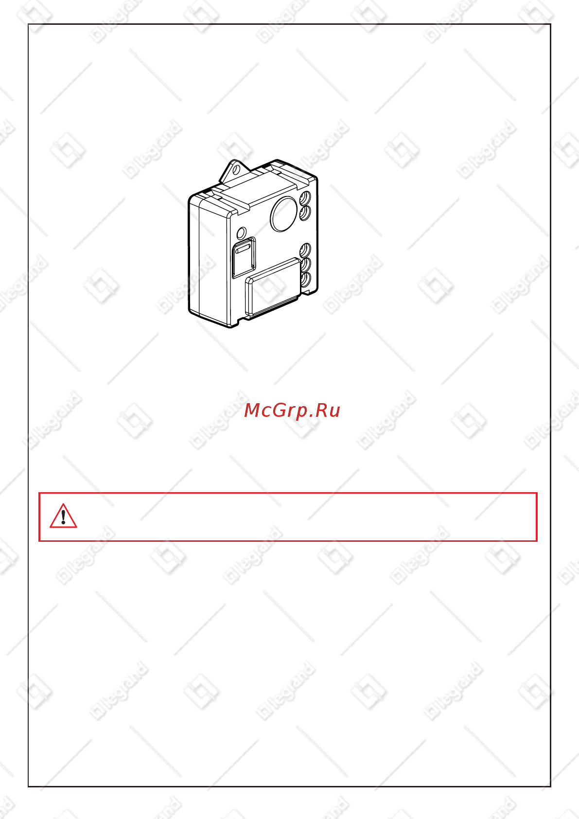 Legrand VLN-l БЕЛ (752196) [4/22] Перед началом работы указания по электромонтажу продолжение