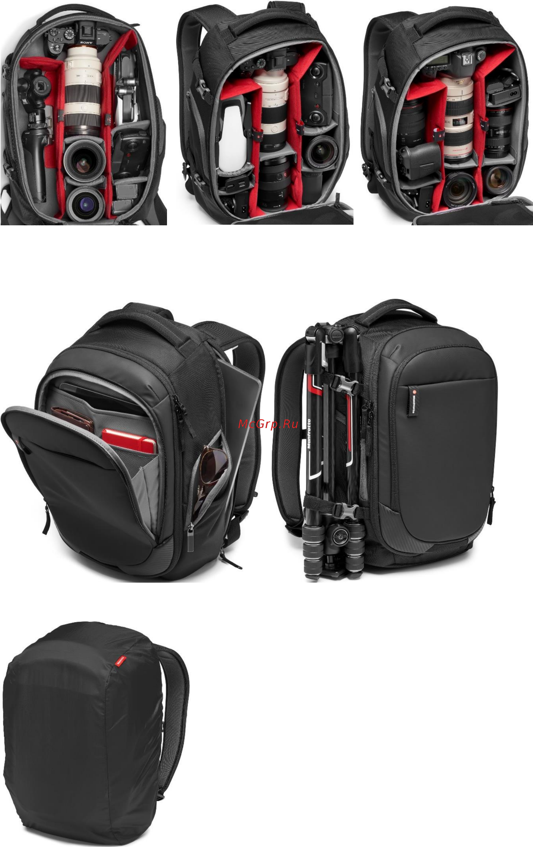 Manfrotto Advanced 2 Gear Backpack M (MB MA2-BP-GM) Инструкция по эксплуатации онлайн