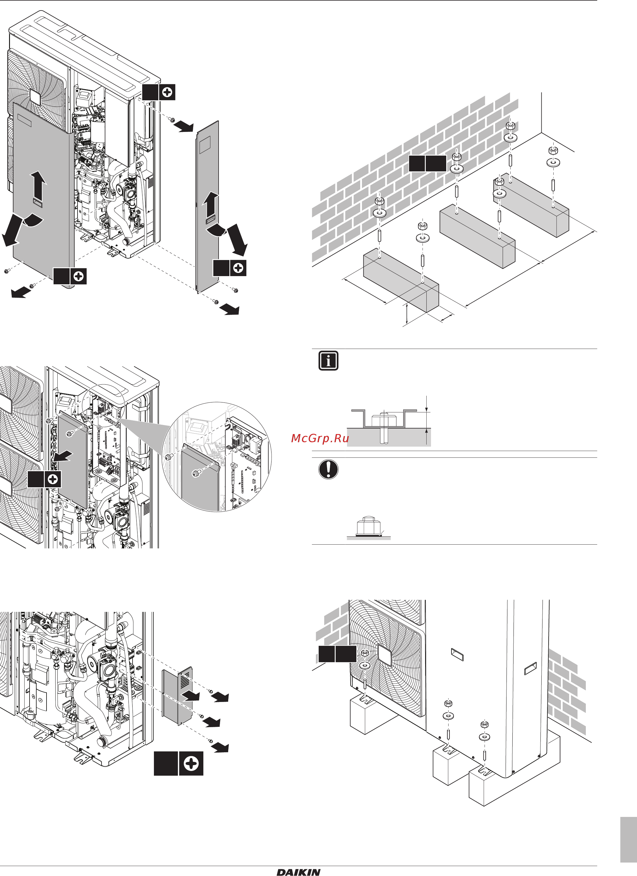 Daikin EBLQ011CA3V3 [7/32] Монтаж