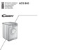 Candy LB ACS840 SY Инструкция по эксплуатации
