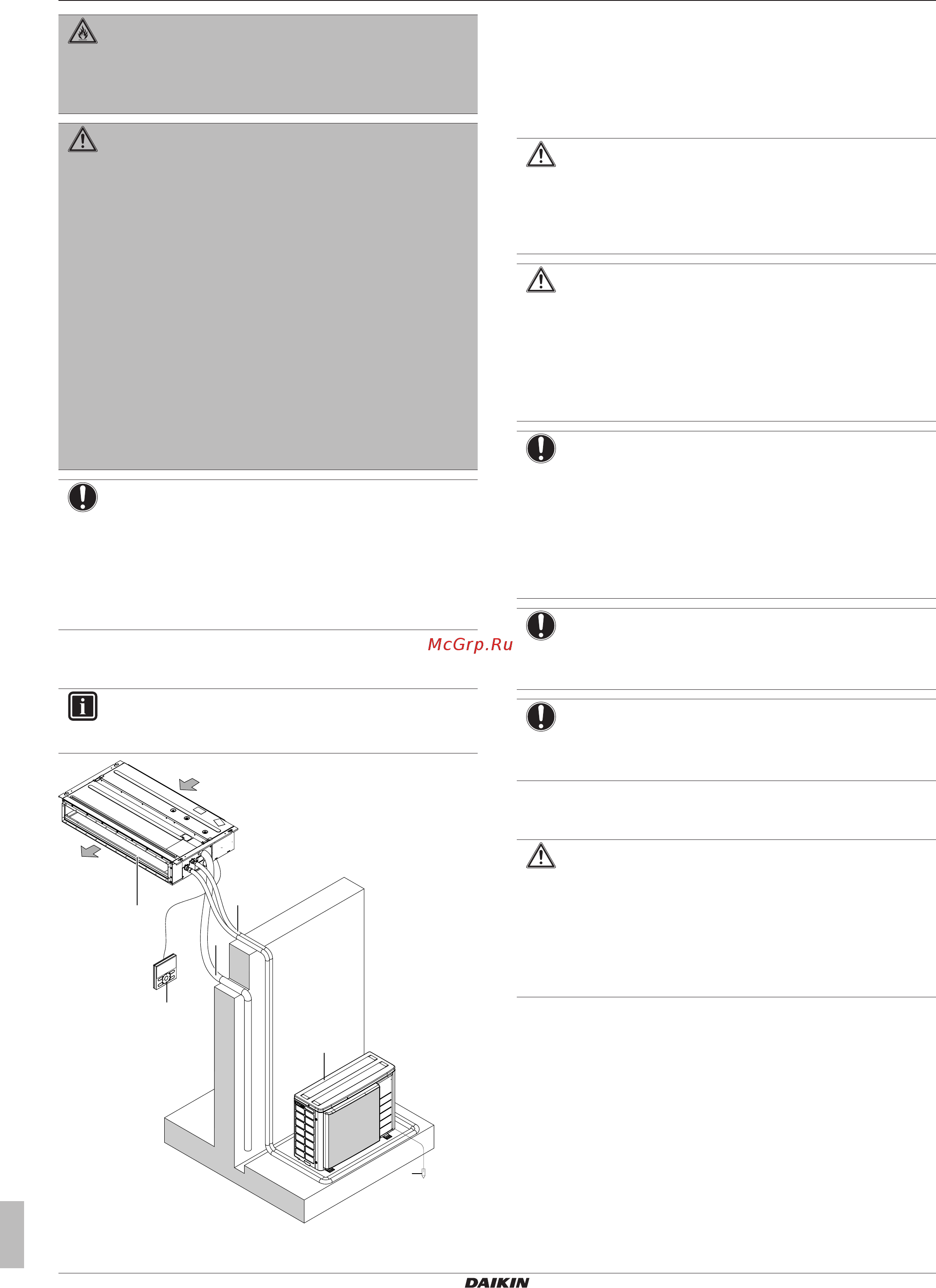 Daikin FDXM60F3V1B9 [4/12] Компоненты