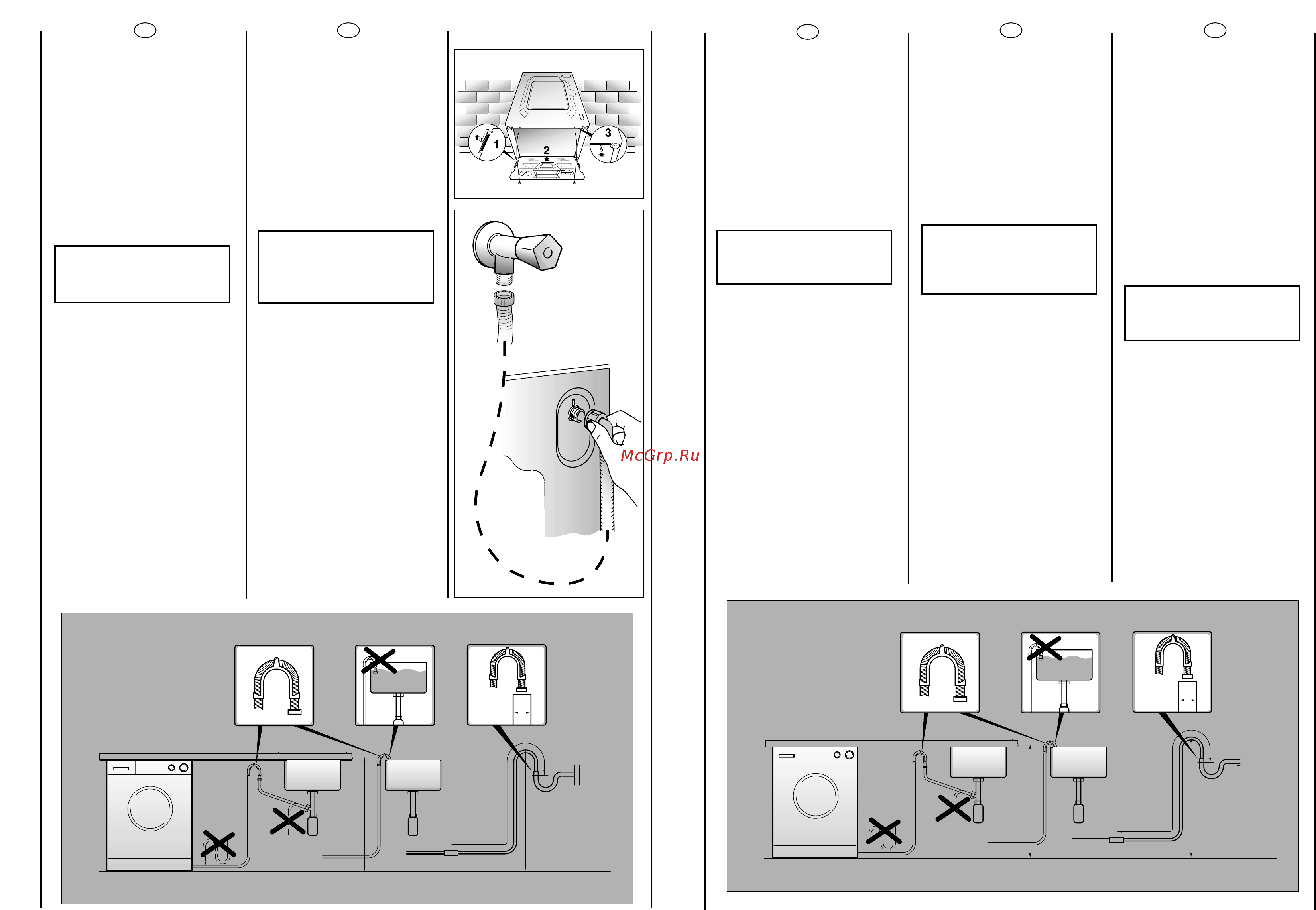 Candy LB CBL120 SY [10/37] Important do not turn the tap on at this time