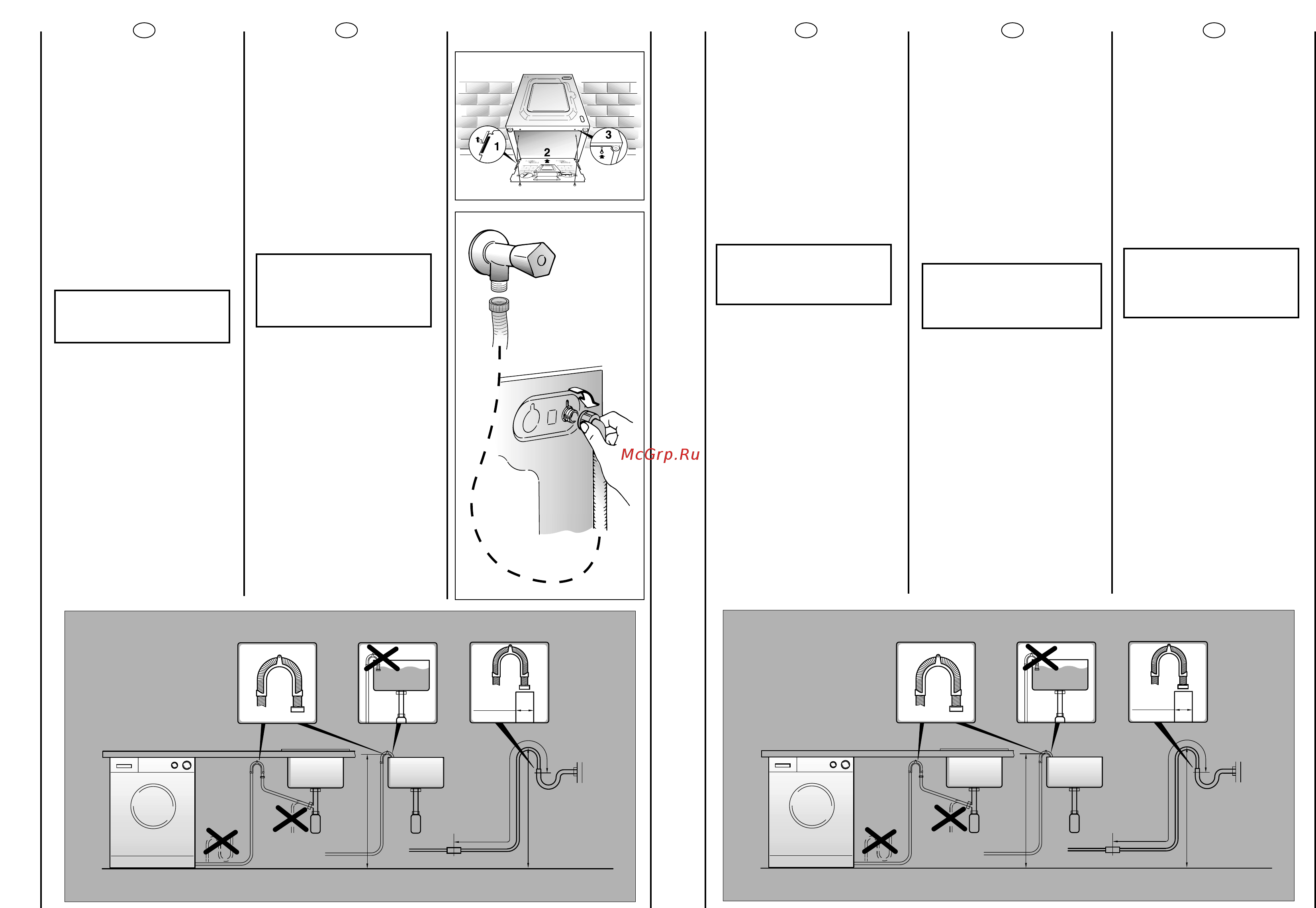 Candy LB CG 434 [10/33] Achtung wasserhahn noch nicht öffnen