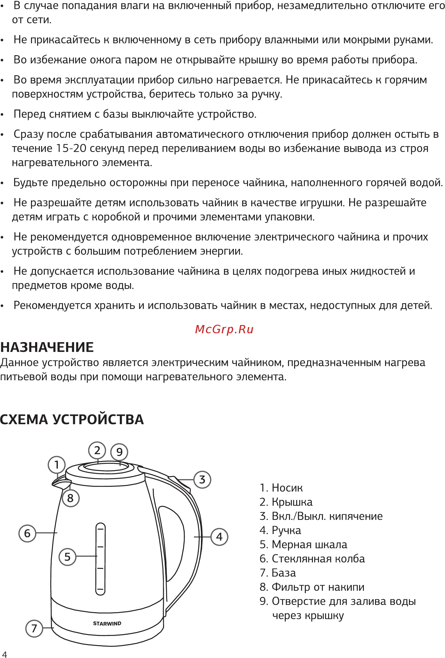 STARWIND SKG2082 [4/12] Назначение