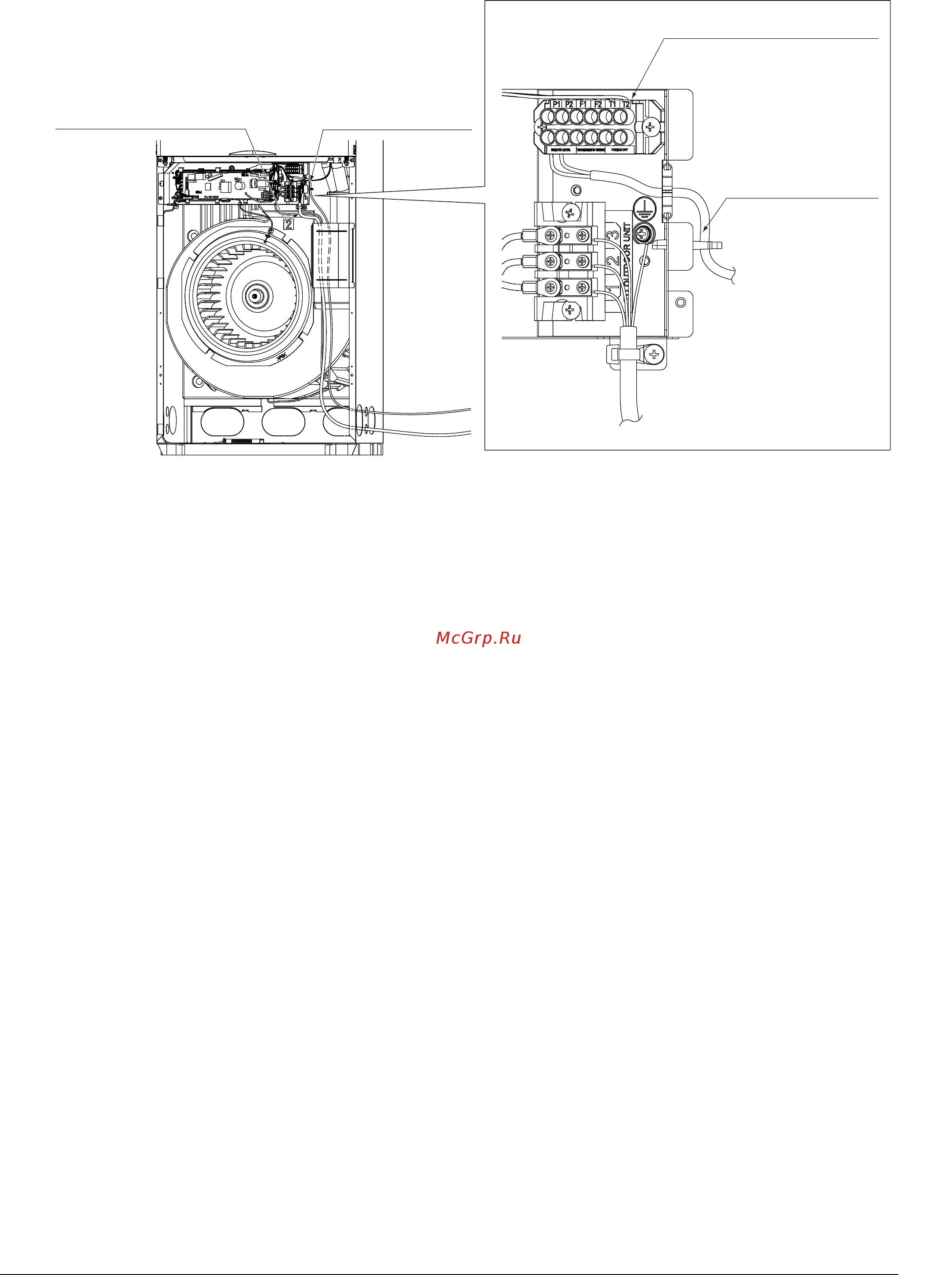 Daikin AVA125AMVE [23/40] Снимите крышку панели управления затем подключите проводку панели