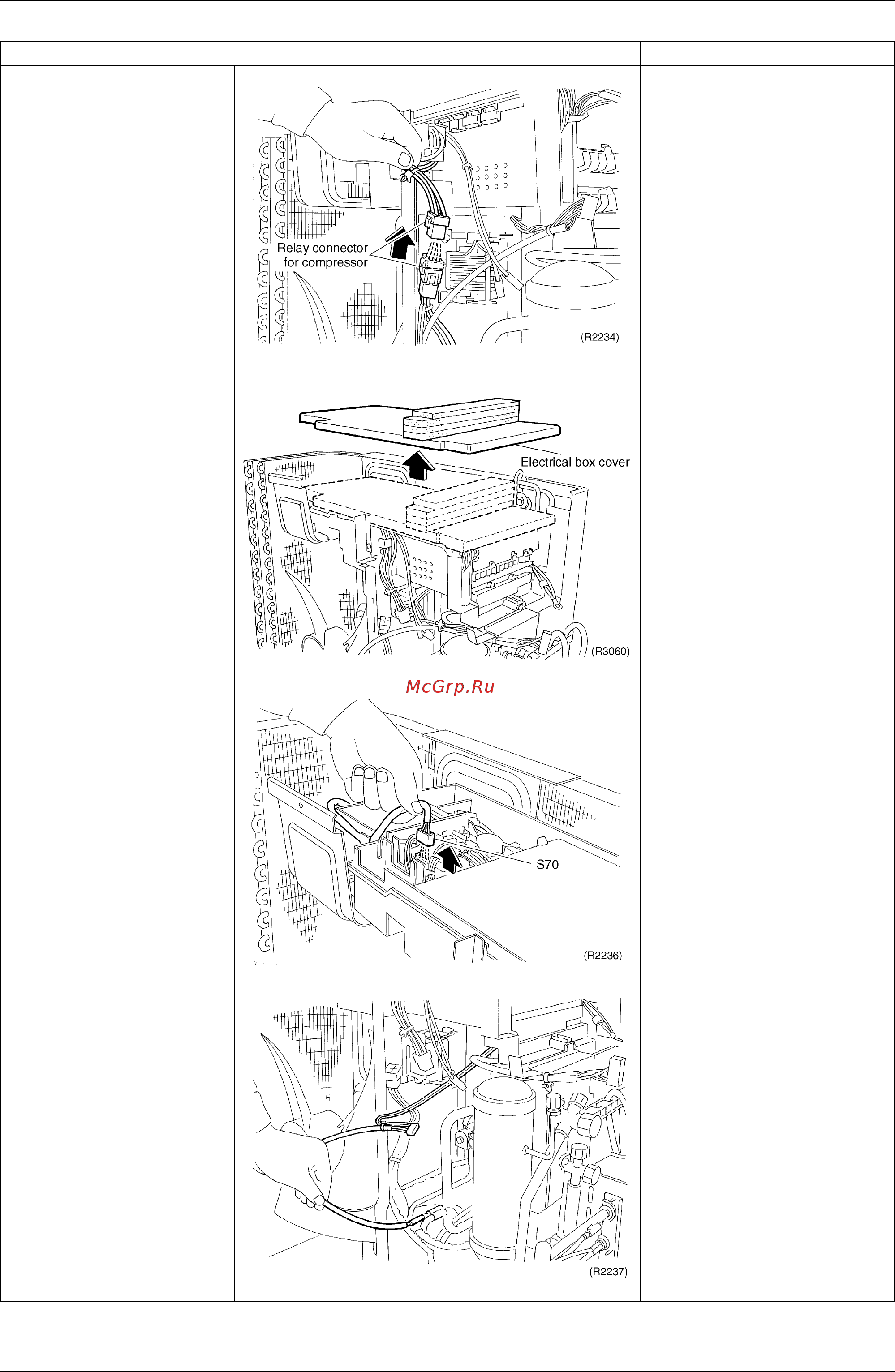 Daikin FTKE35BVMT [237/304] Disconnect the fan motor connector
