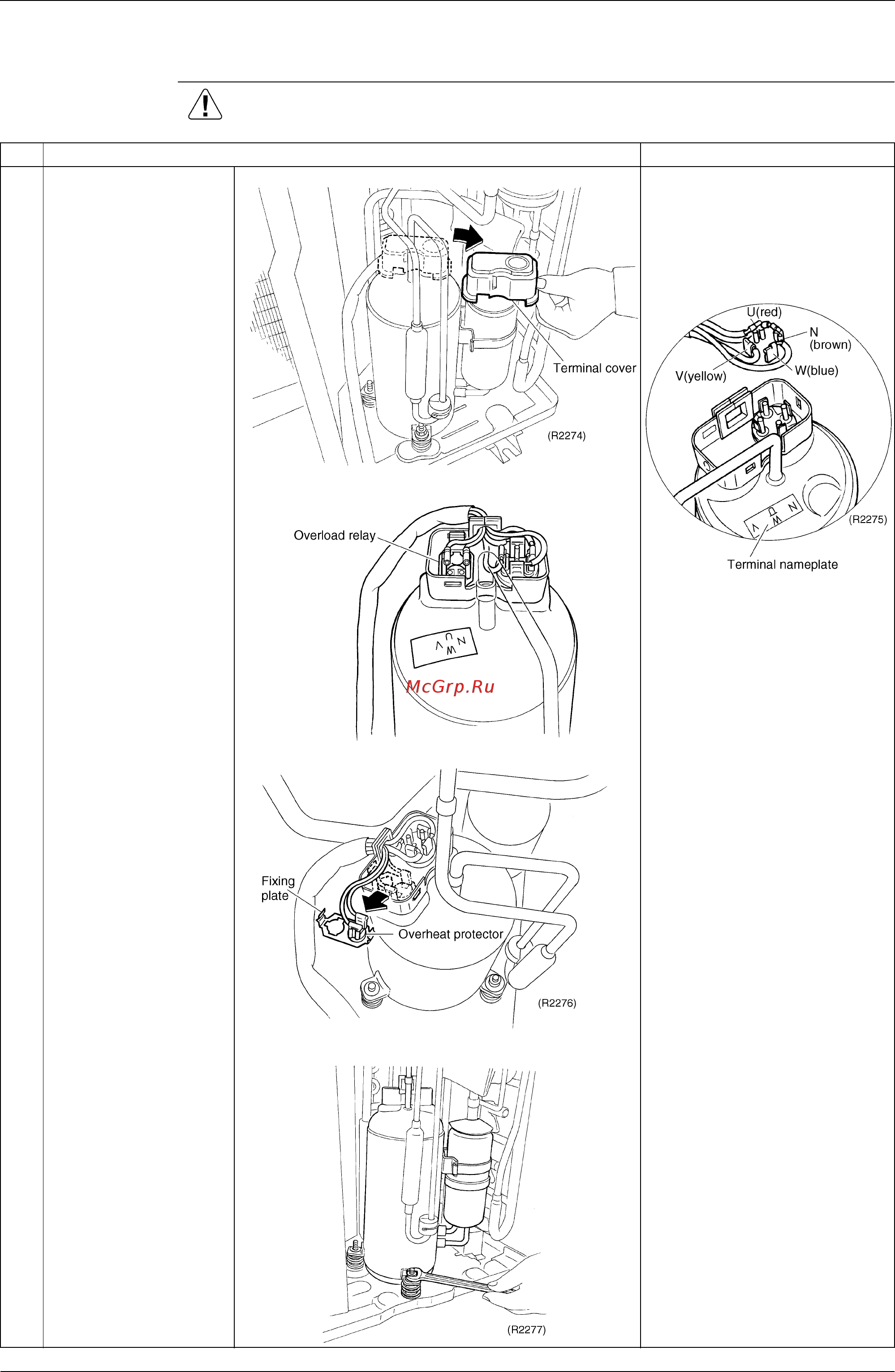 Daikin FTKE35BVMA [251/304] Removal of compressor