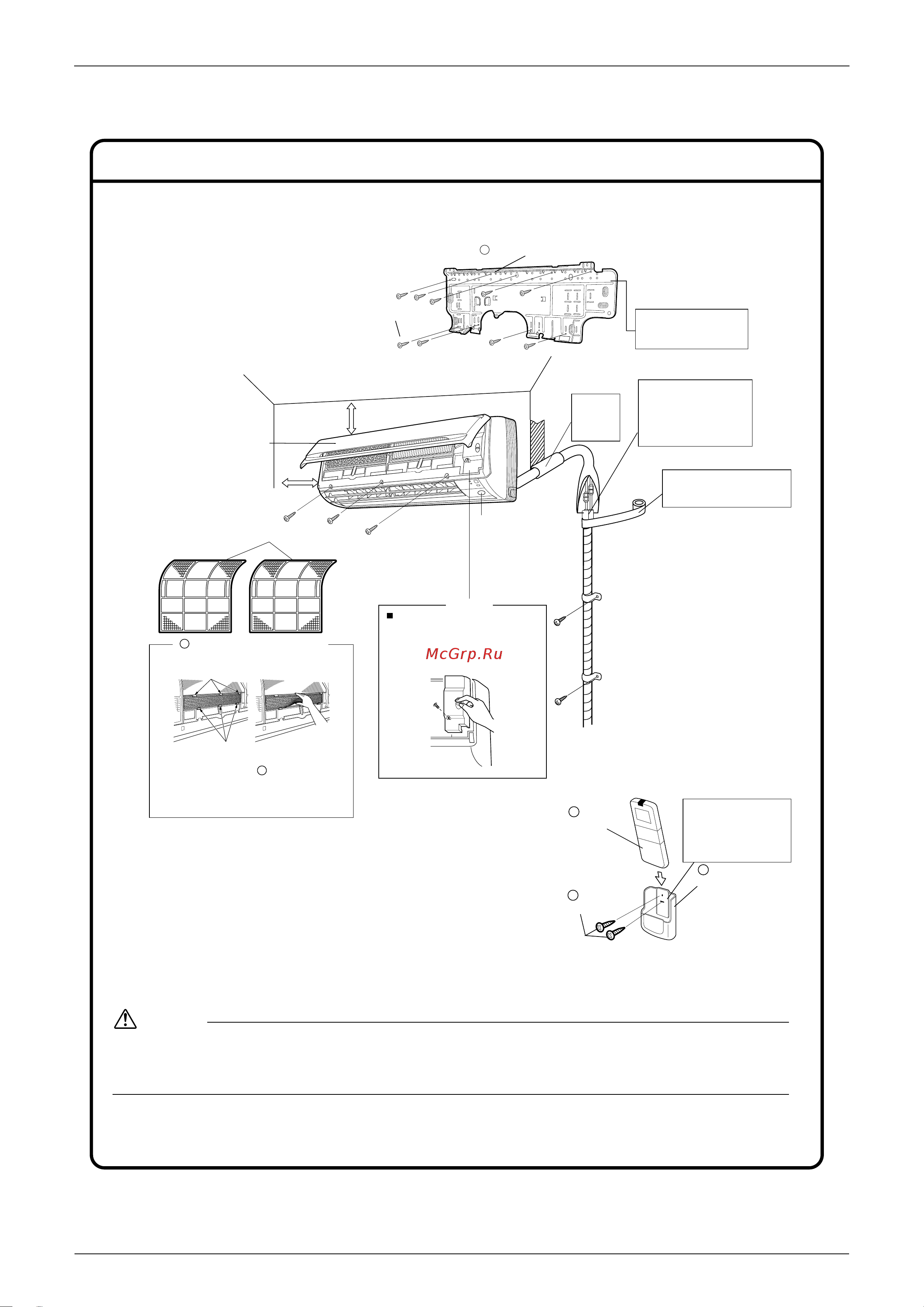 Daikin CDK35AVMA [155/268] Indoor unit installation drawings