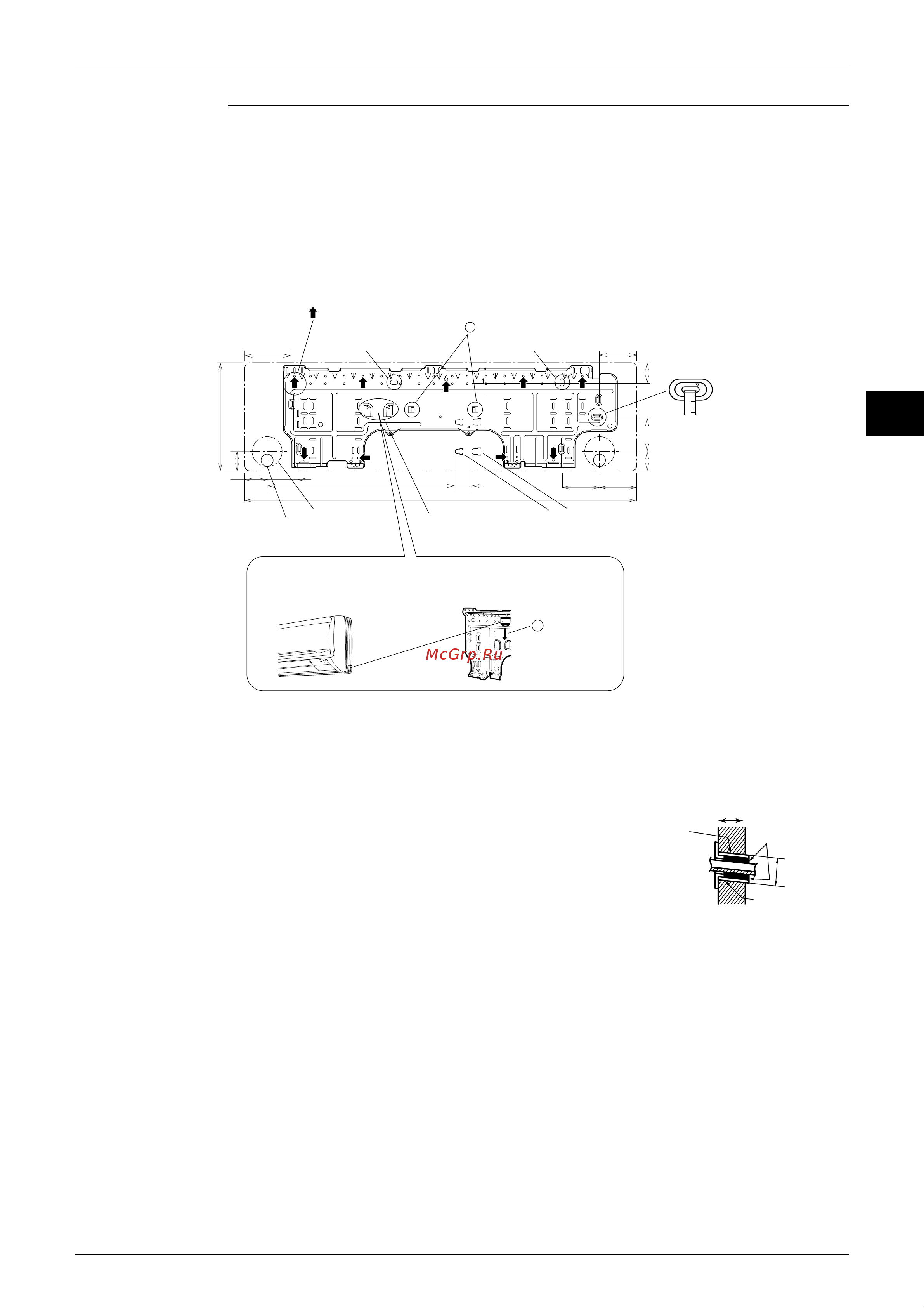 Daikin CDK60AVMA [156/268] Boring a wall hole and installing wall embedded pipe
