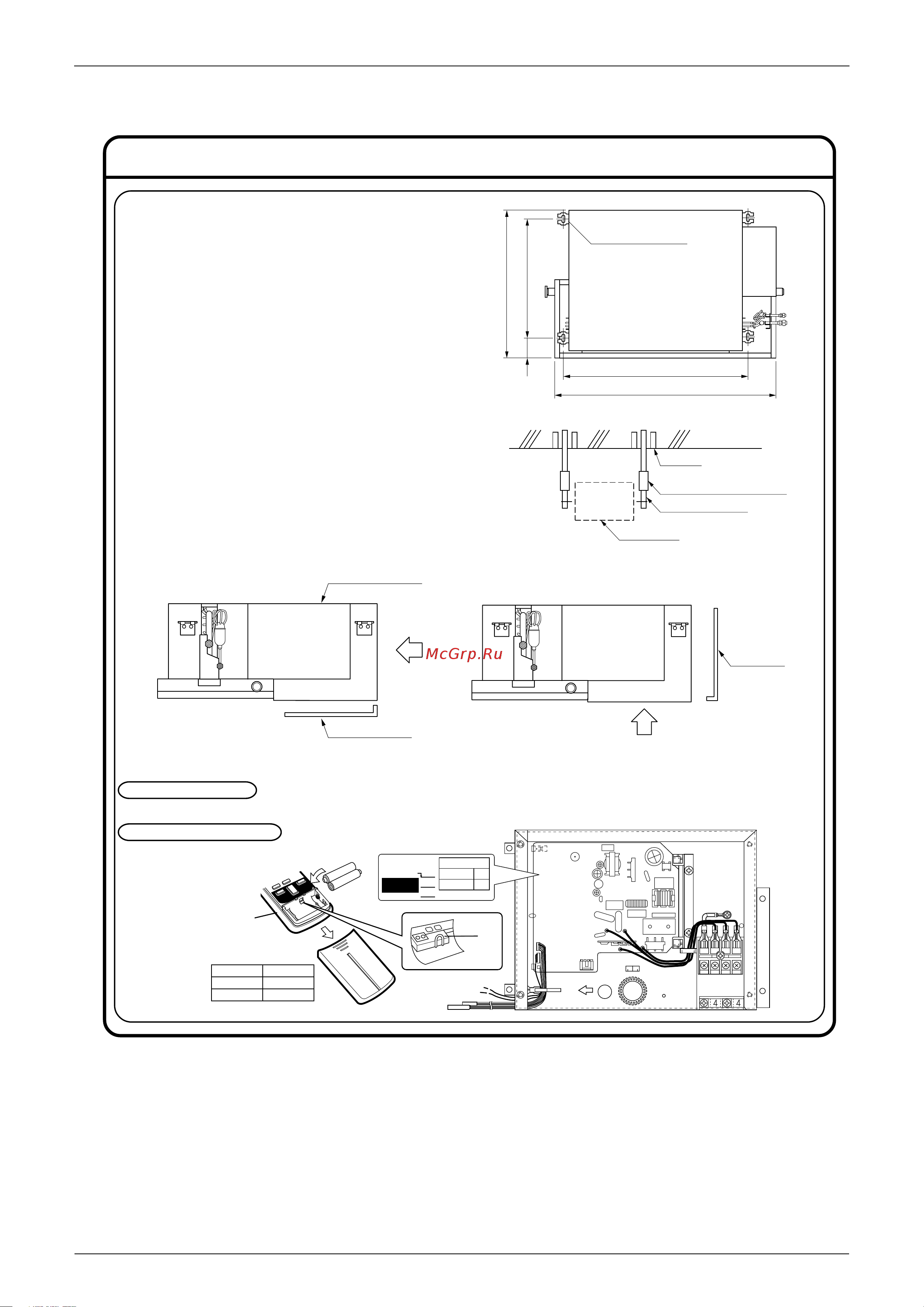 Daikin CDX50AVMA [163/268] Preparations before installation