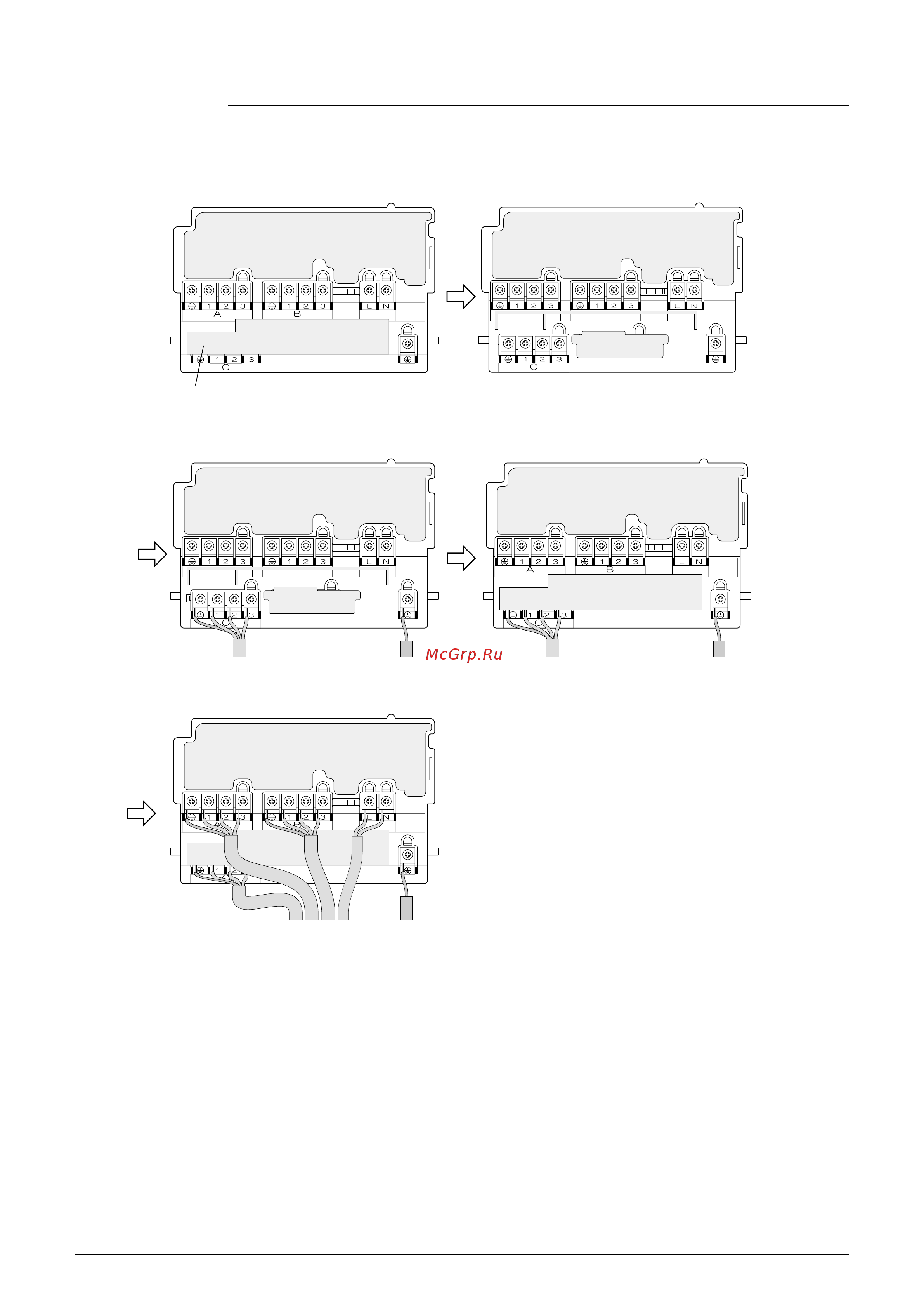 Daikin FTKE35BVMA [183/268] For 3mxd 2mkd and 3mkd follow the procedure below to connect the wires