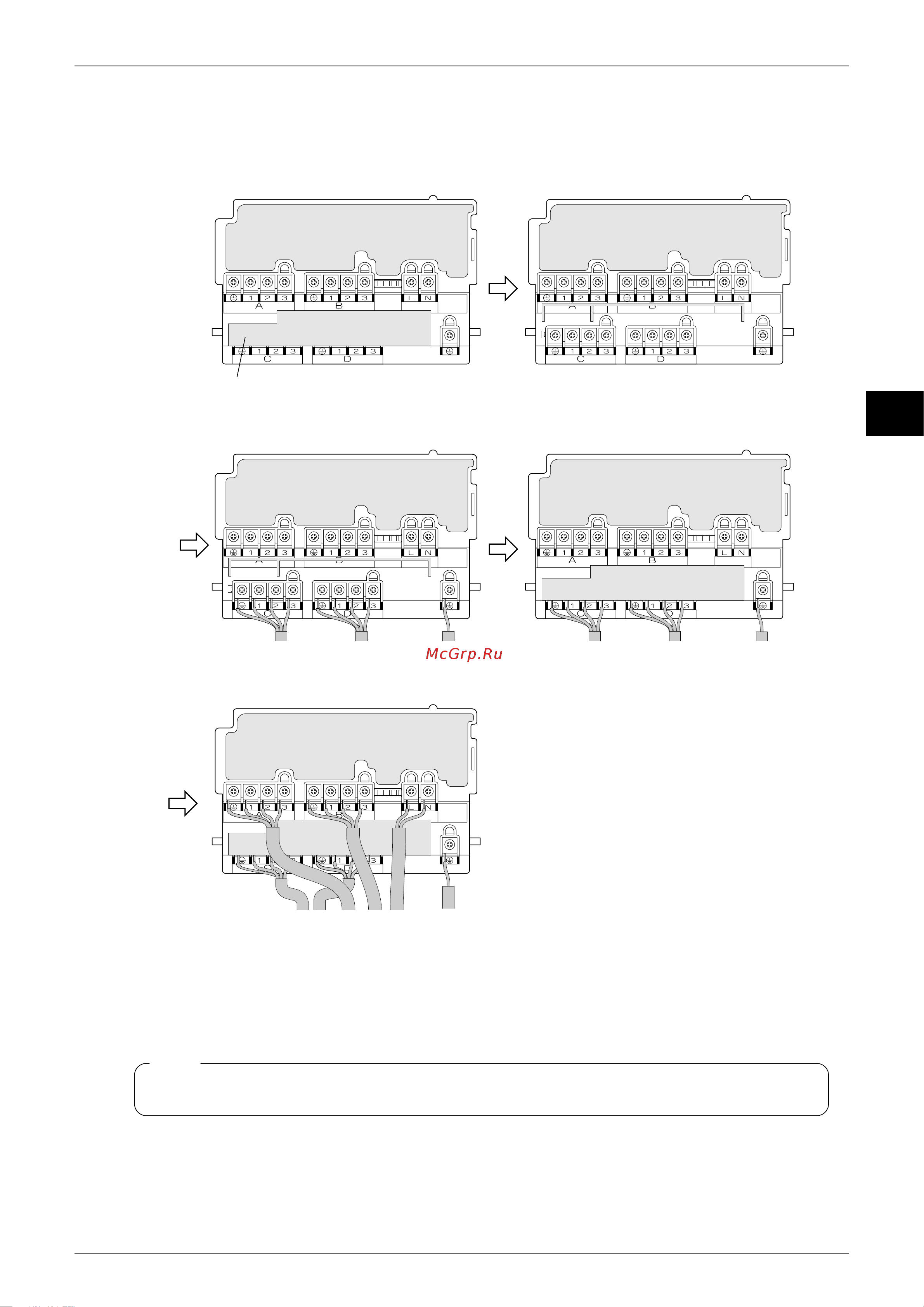 Daikin FTKE25BVMT [184/268] For 4mkd follow the procedure below to connect the wires when connecting 3 or more rooms