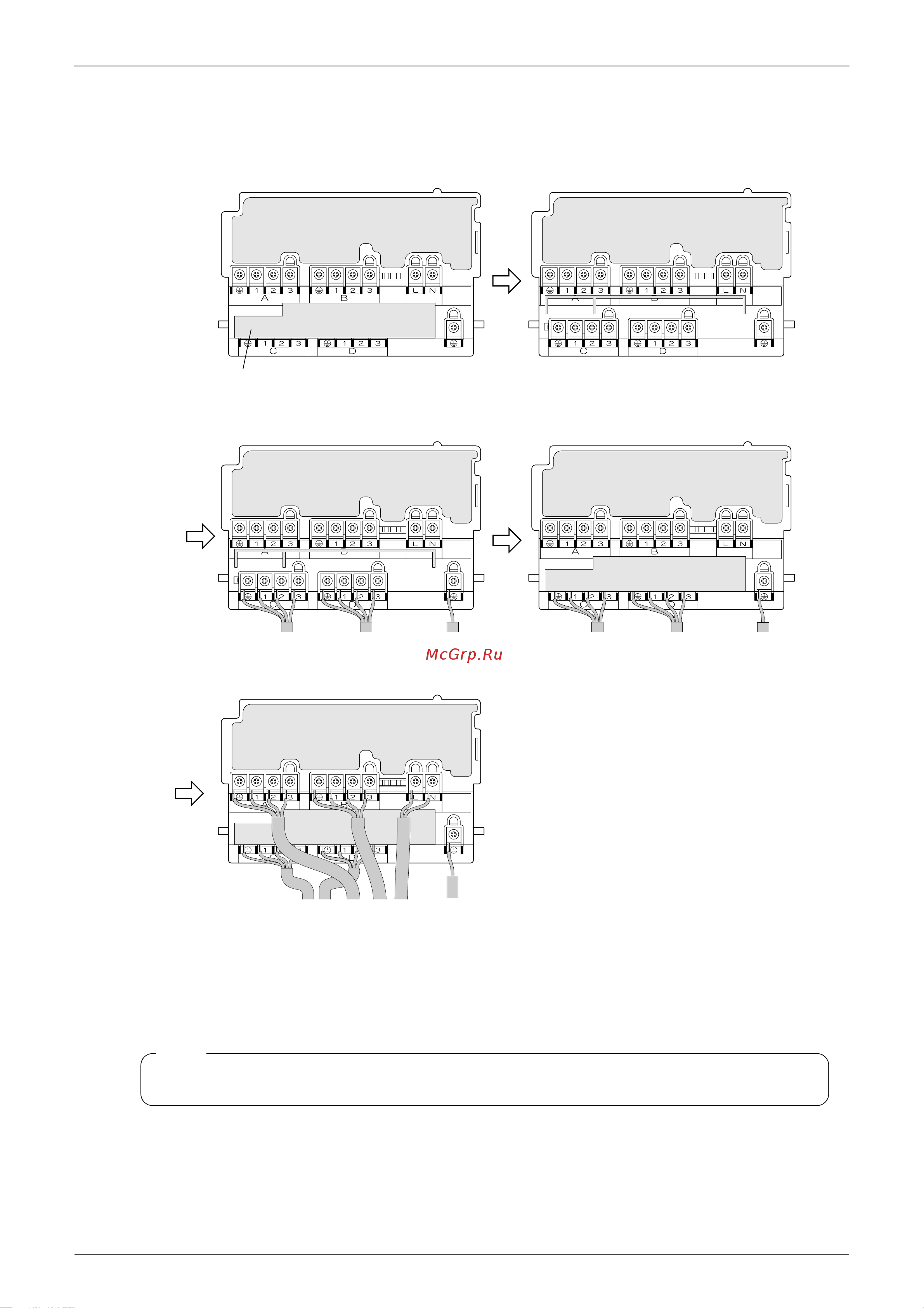 Daikin FTKE35BVMA [199/268] For 4mx and 4mk follow the procedure below to connect the wires when connecting 3 or more rooms
