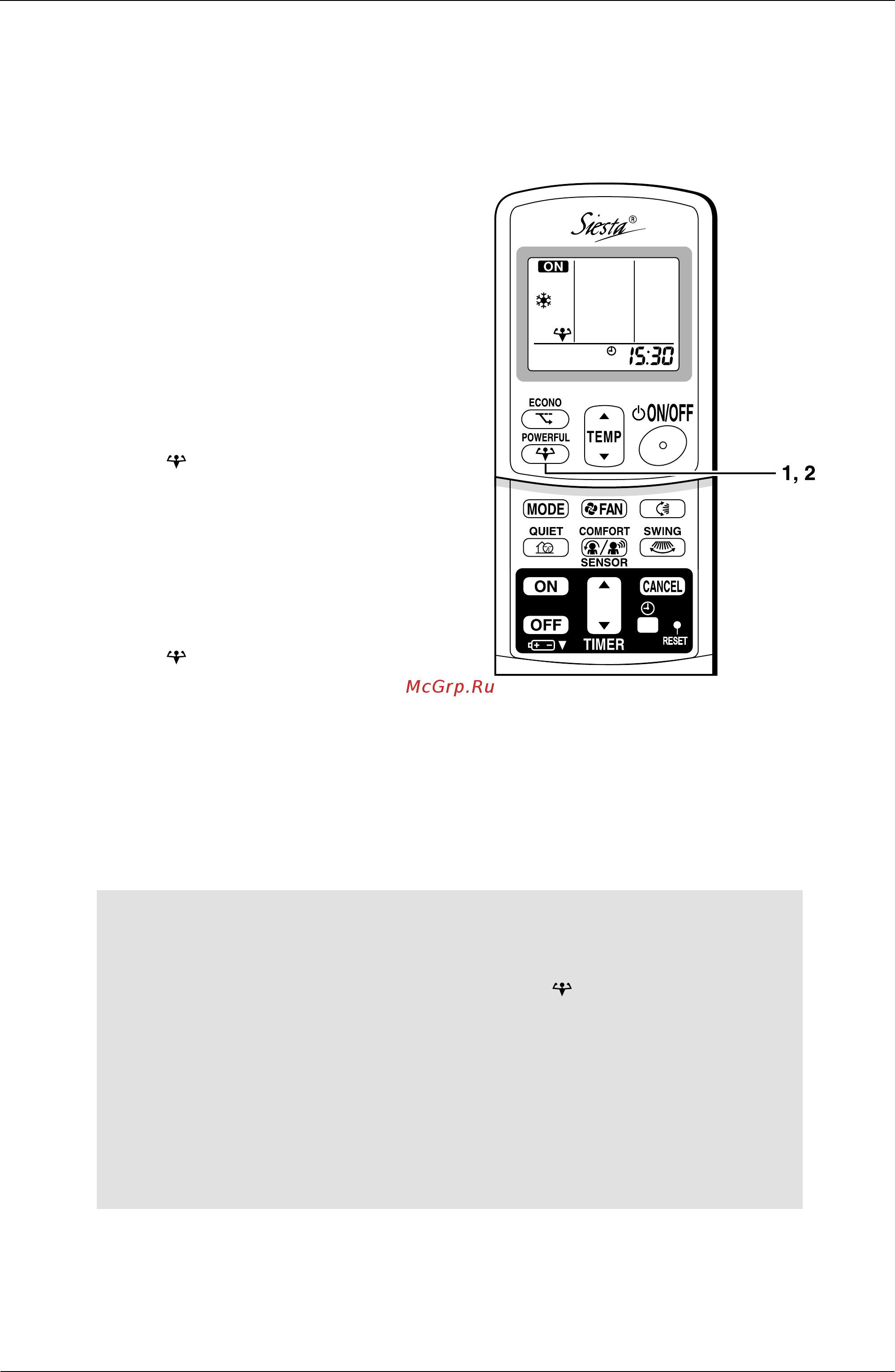 Daikin FTXS35G2V1B [100/319] Powerful operation