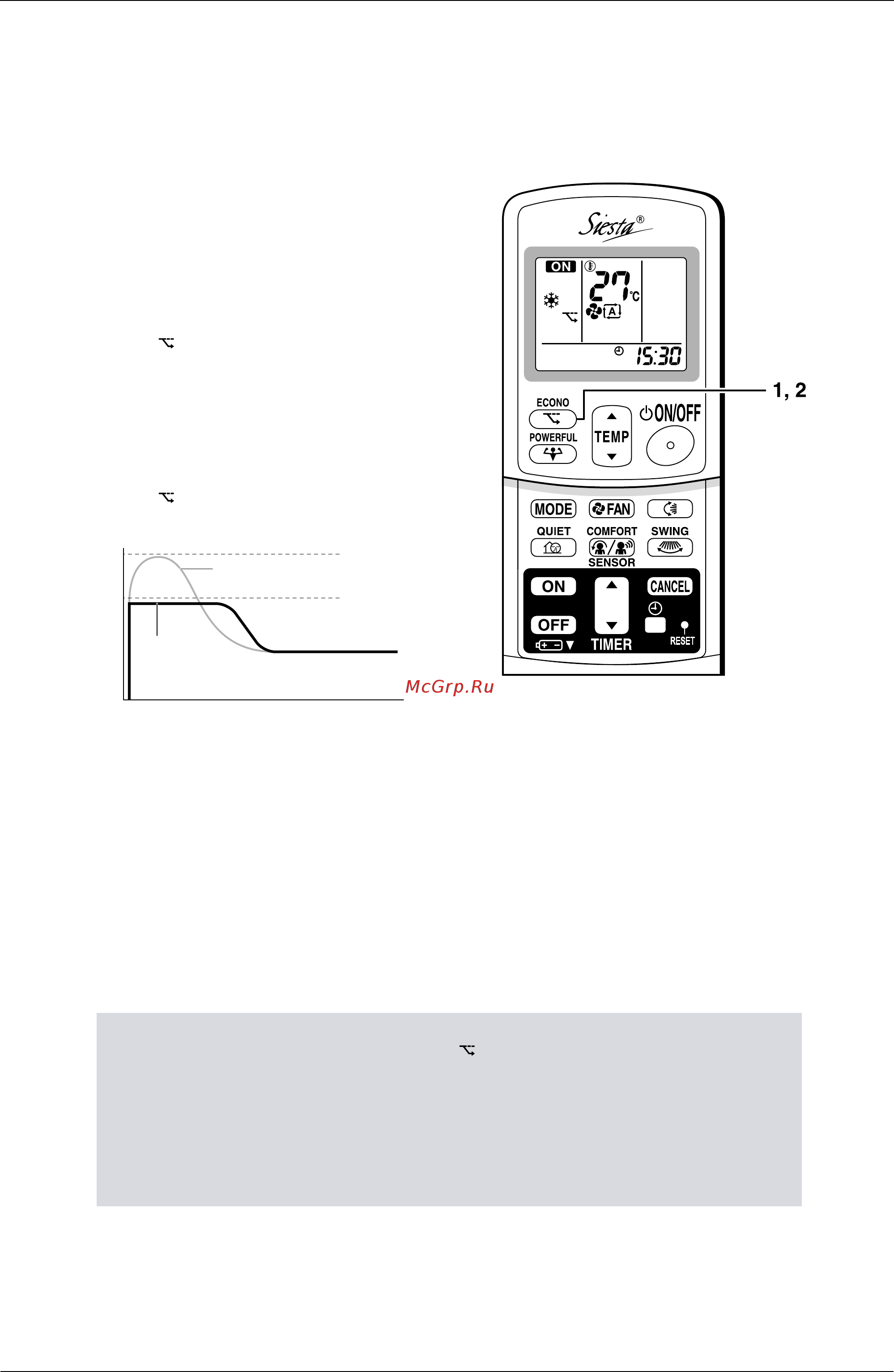 Daikin FTXS20G2V1B [102/319] Econo operation