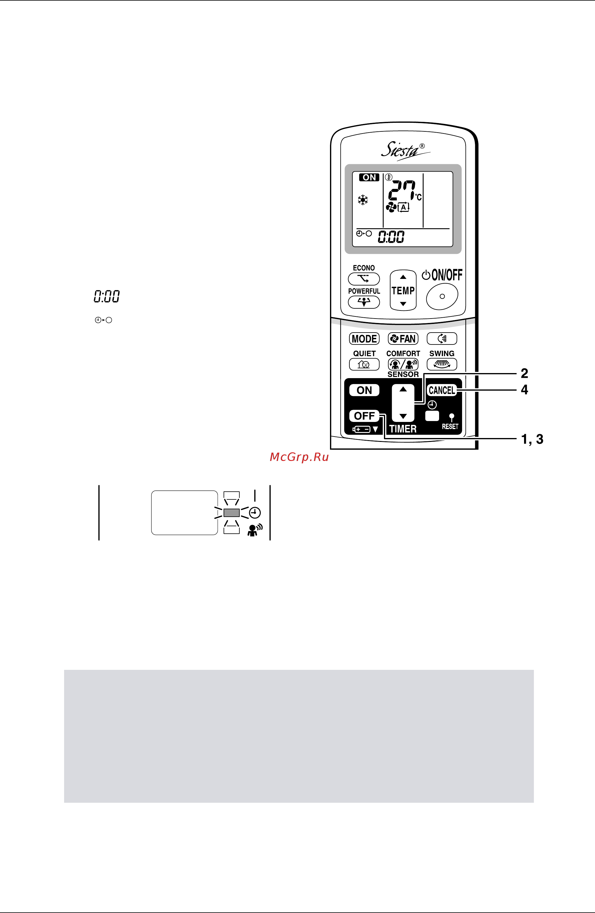 Daikin FTXS42G2V1B [103/319] Timer operation