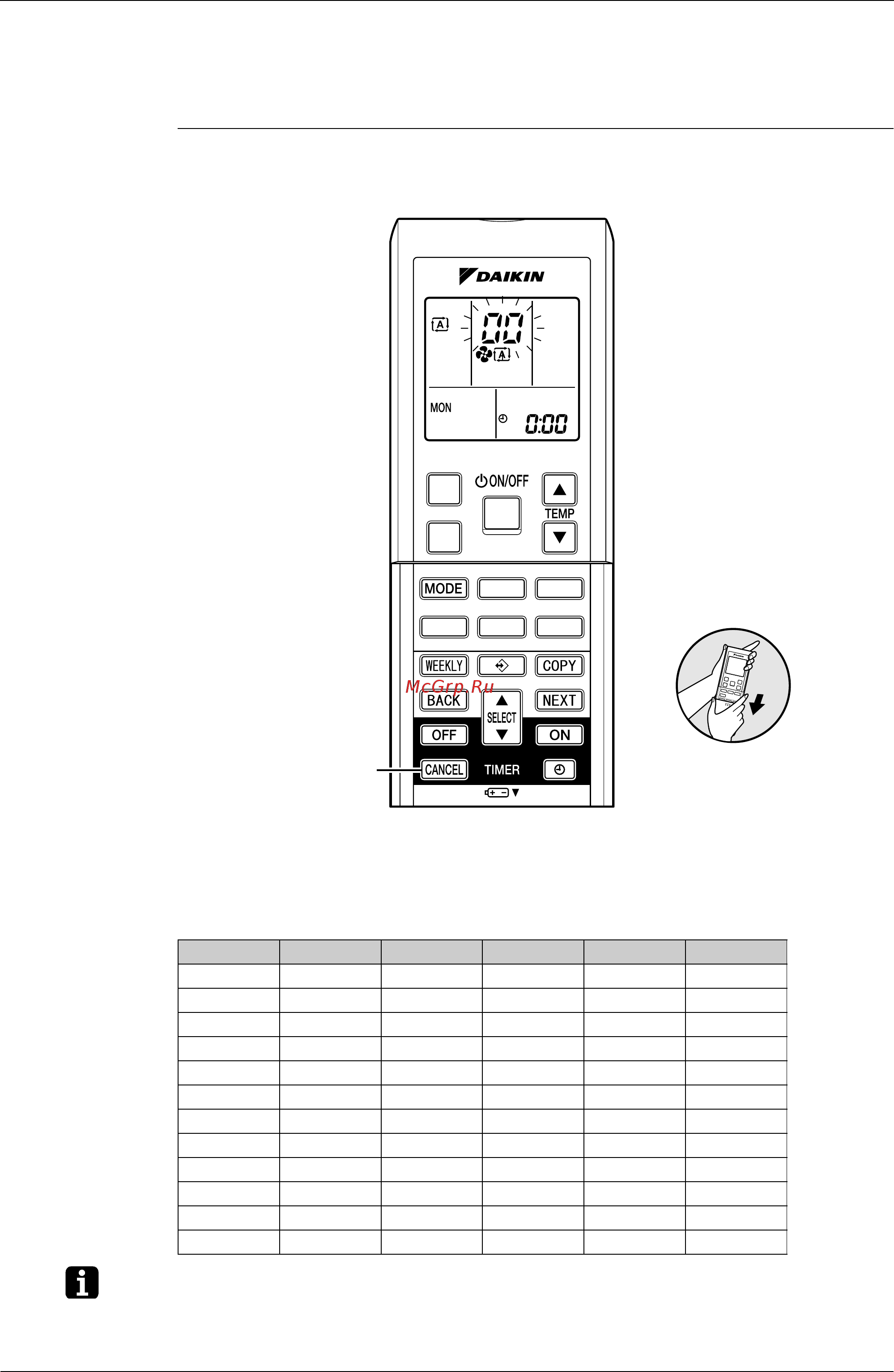 Daikin FTXS25G2V1B [108/319] Arc452 series