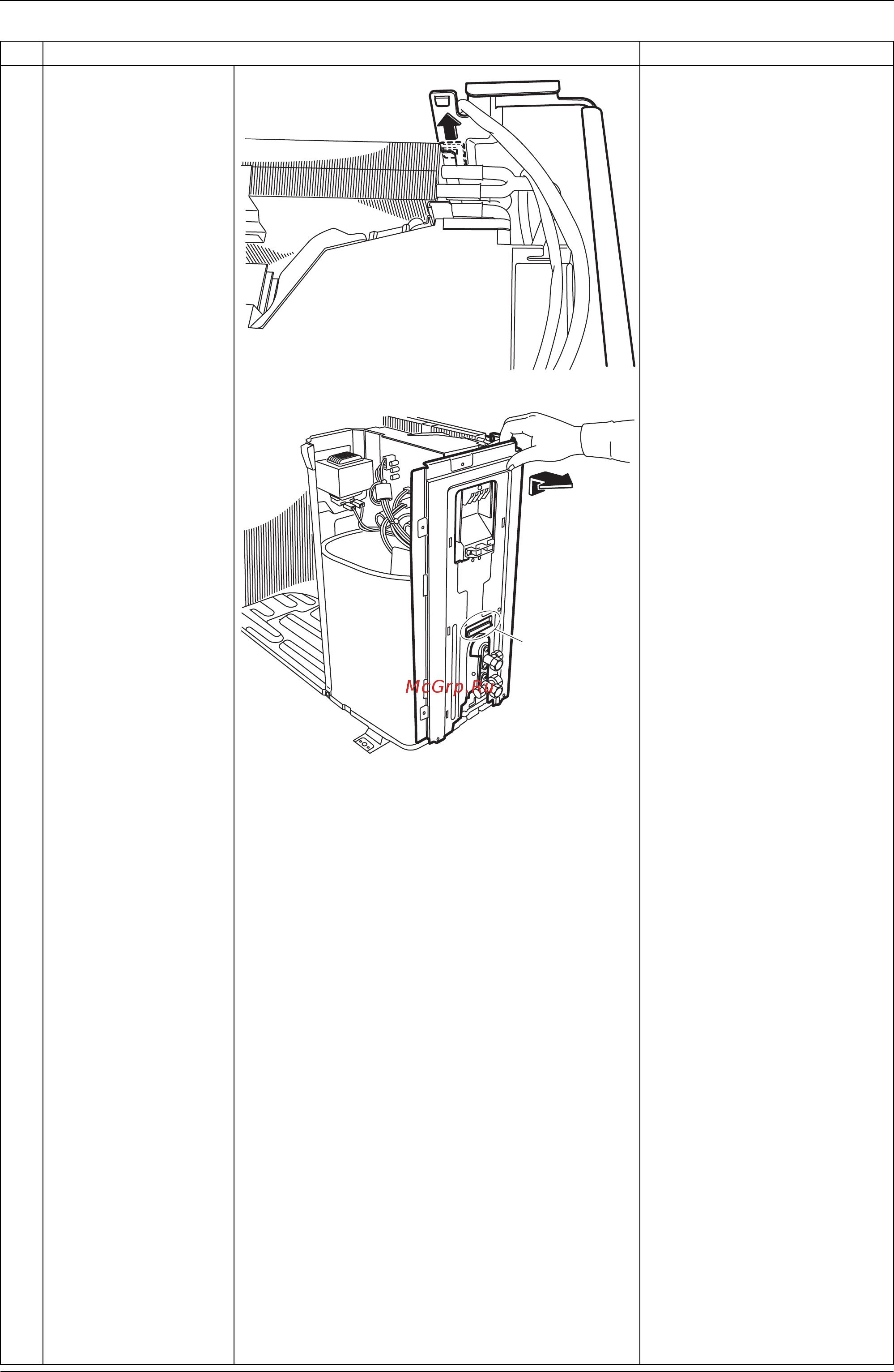 Daikin FTXS50G2V1B [204/319] When reassembling make sure to fit the hook