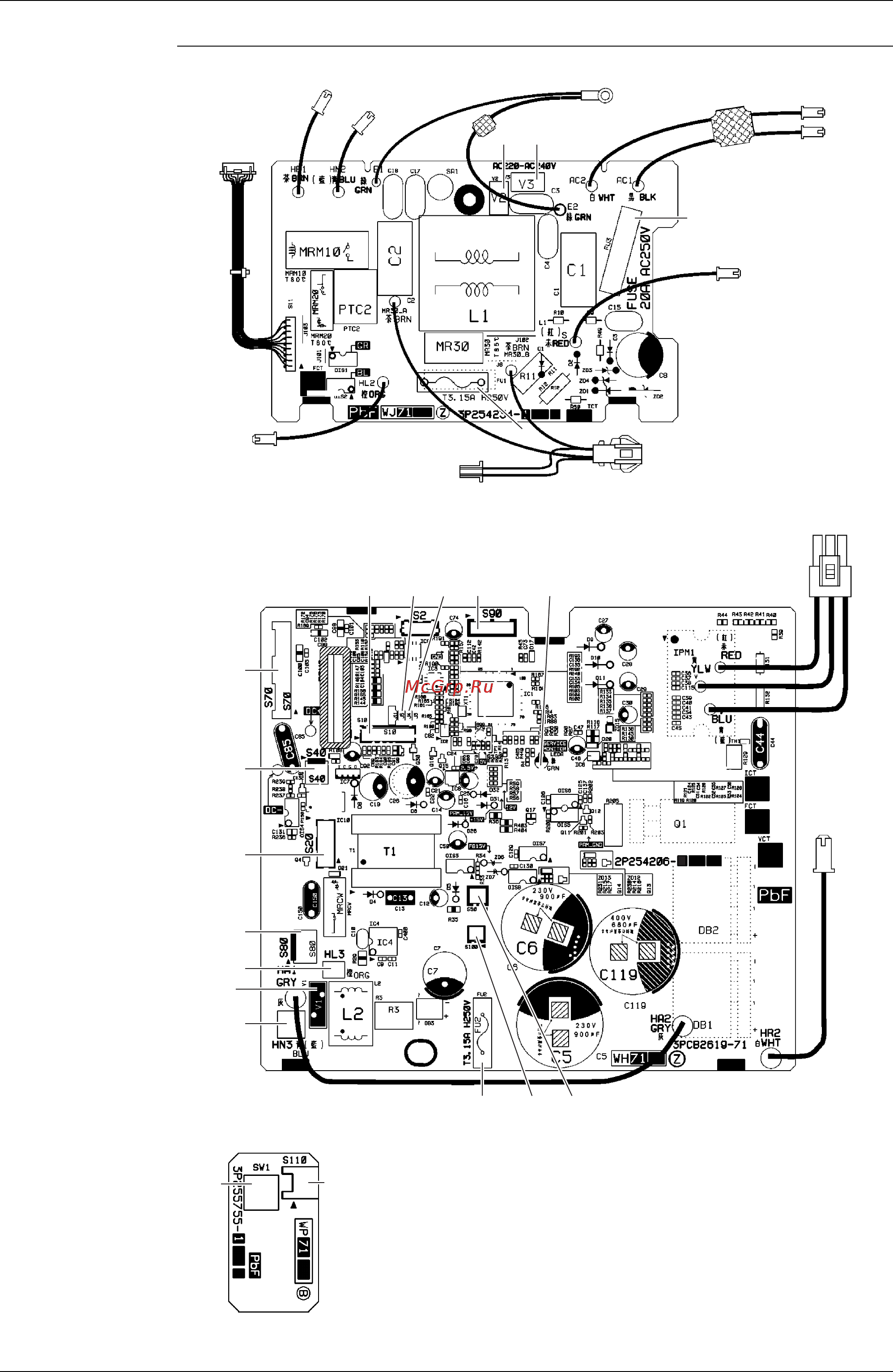 Daikin FTXS25G2V1B [35/319] Pcb 2 main pcb